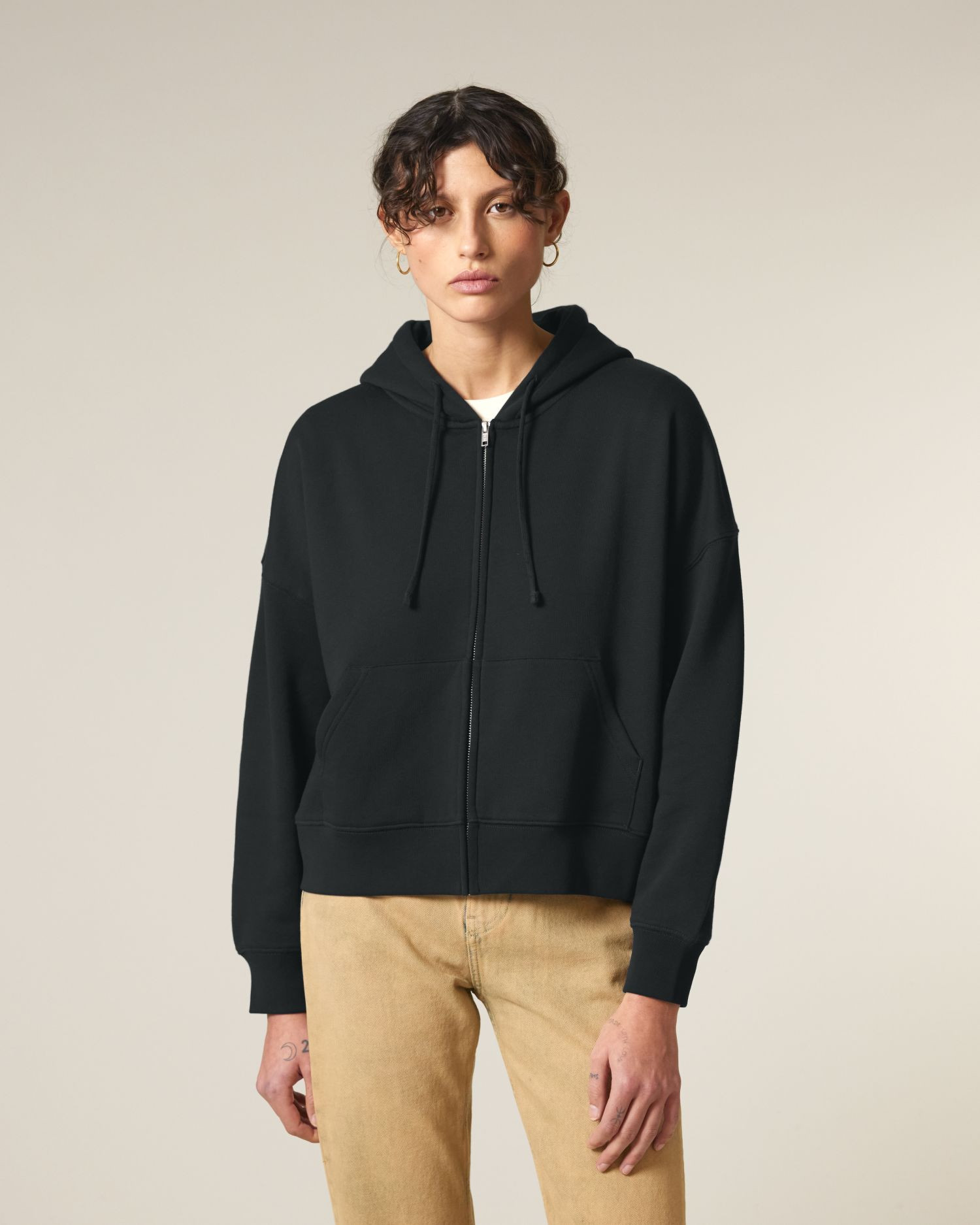 Hoodie Stella Ida de couleur Black - C002 de la marque Stanley/Stella