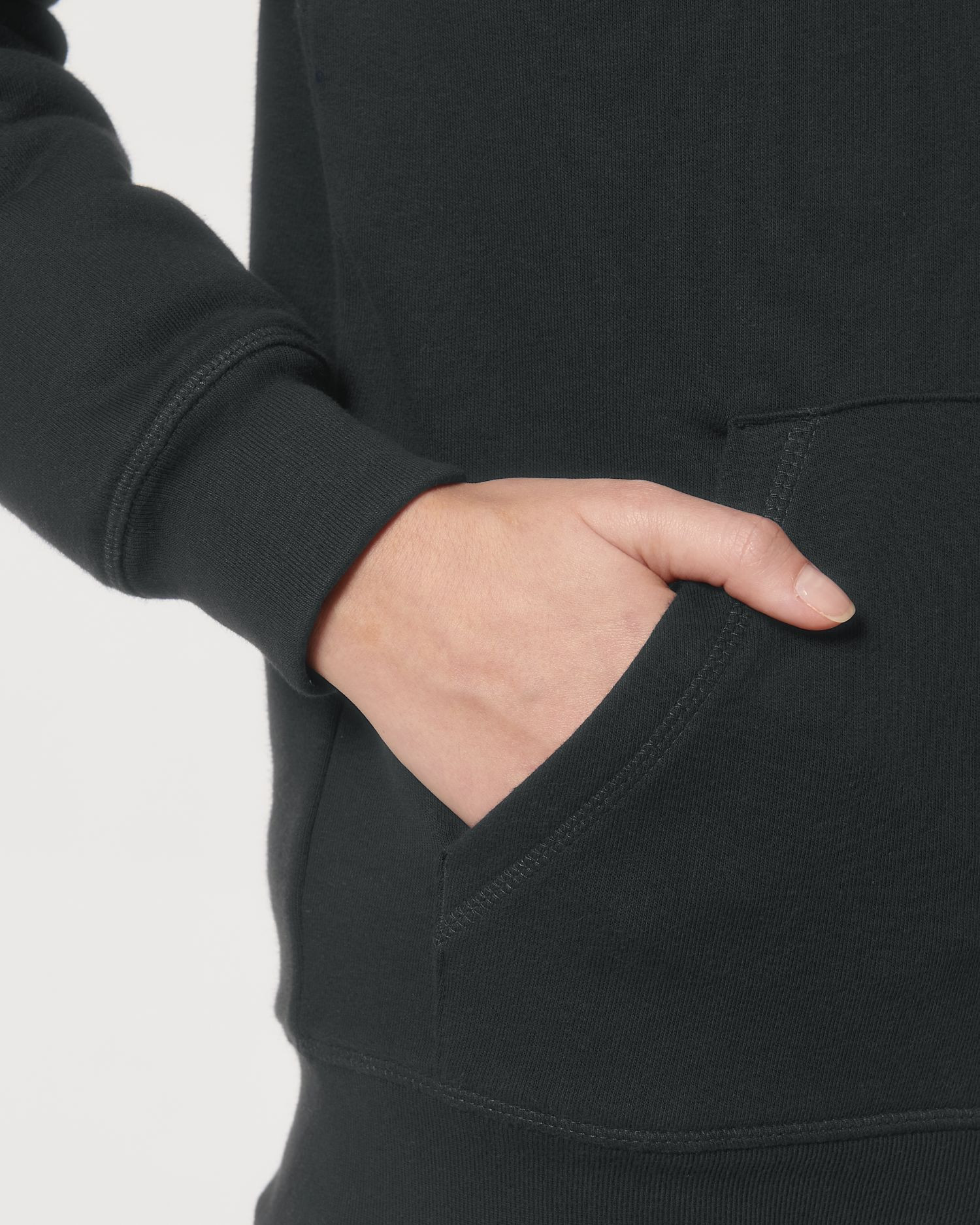Hoodie Hygger Sherpa de couleur Black - C002 de la marque Stanley/Stella