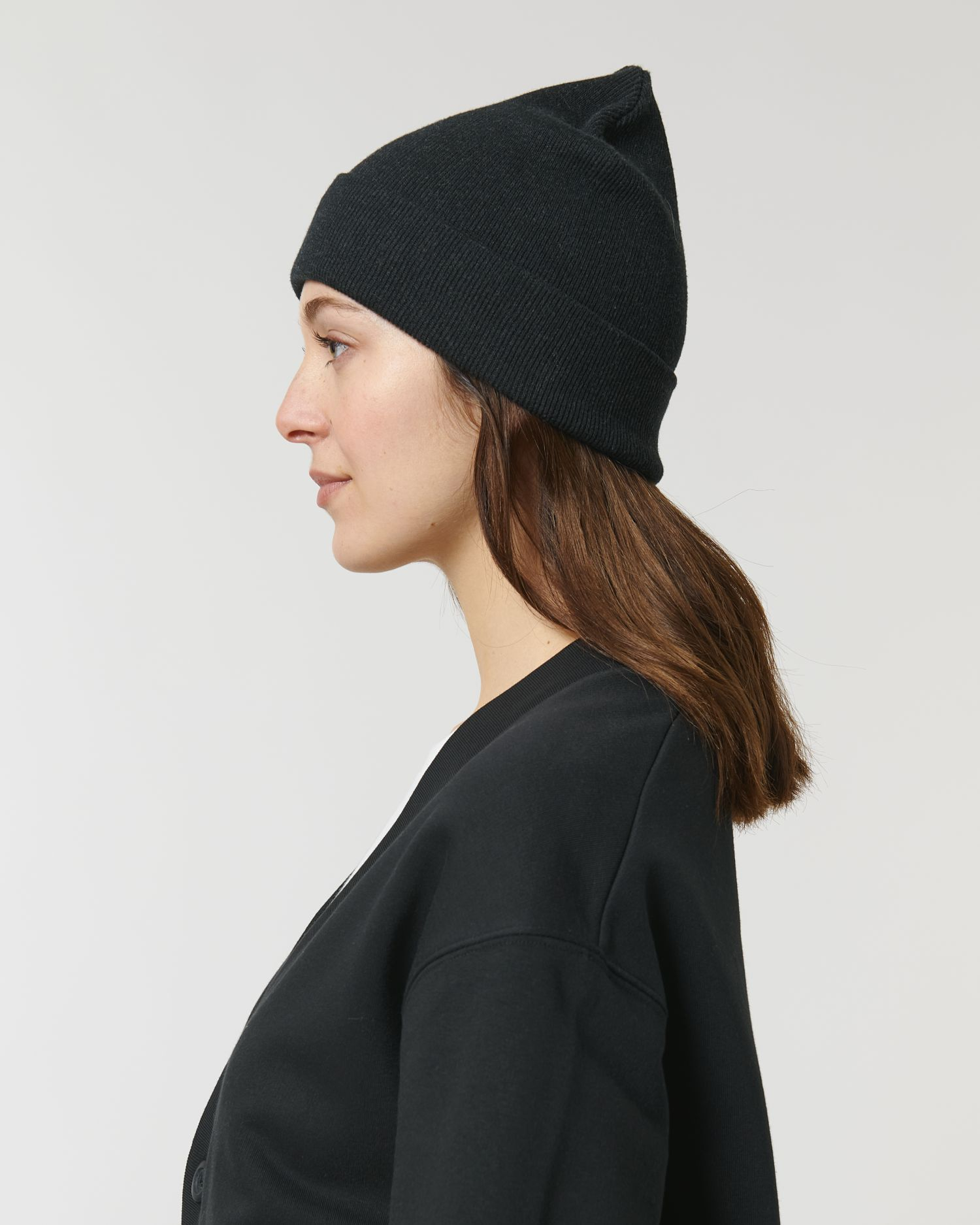 Bonnet Rib Beanie Grafitee