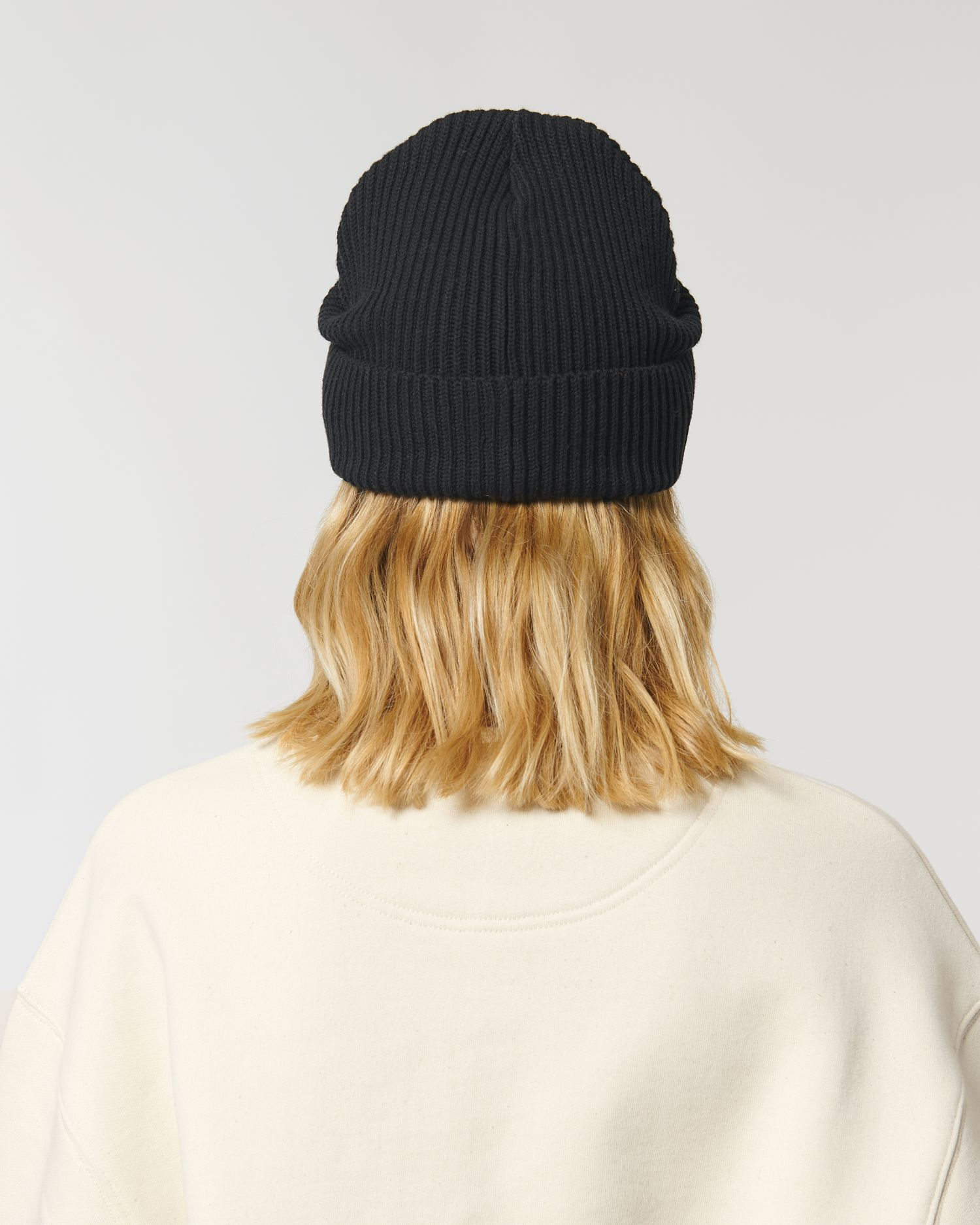 Bonnet Fisherman Beanie de couleur Black - C002 de la marque Stanley/Stella