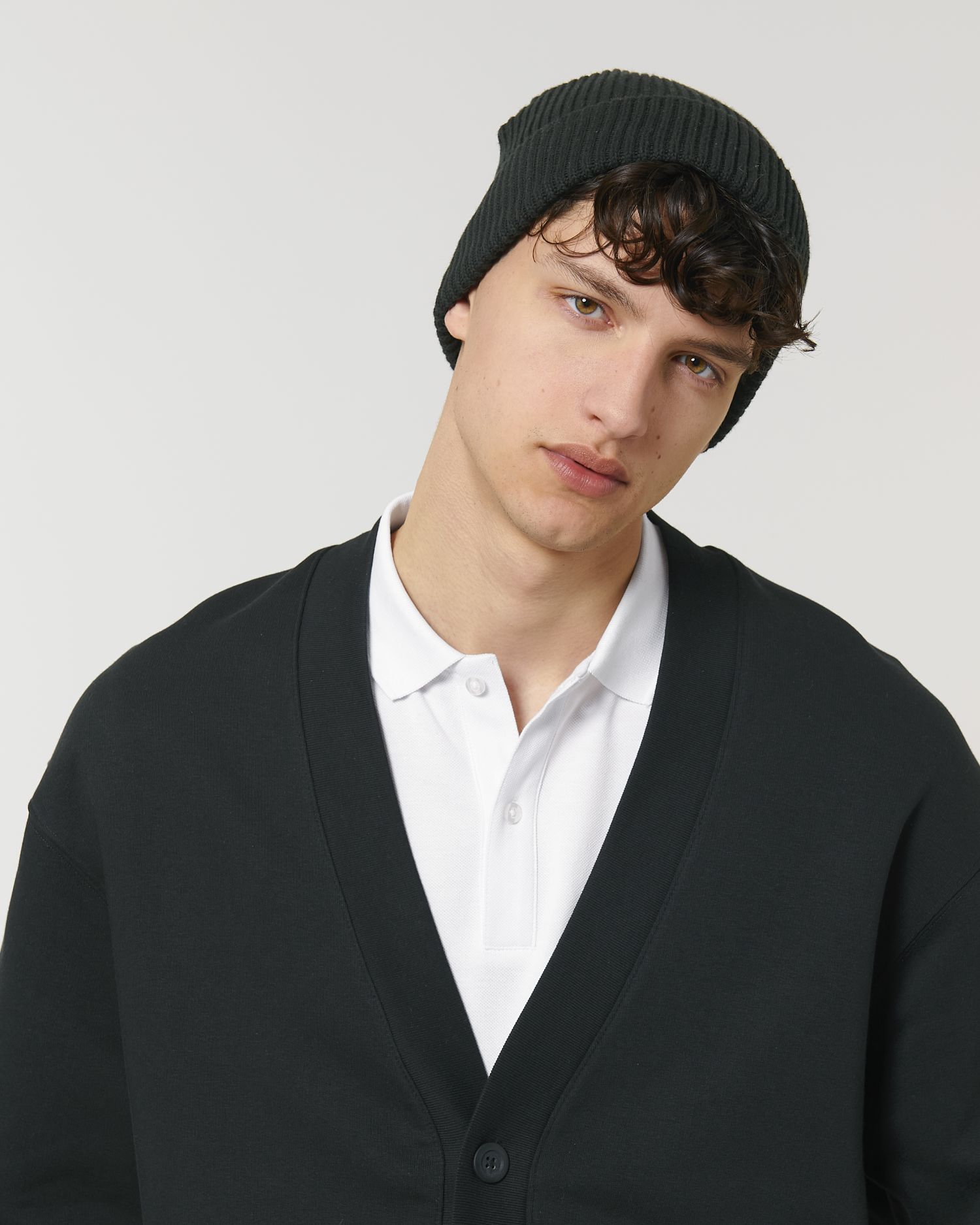 Bonnet Fisherman Beanie de couleur Black - C002 de la marque Stanley/Stella