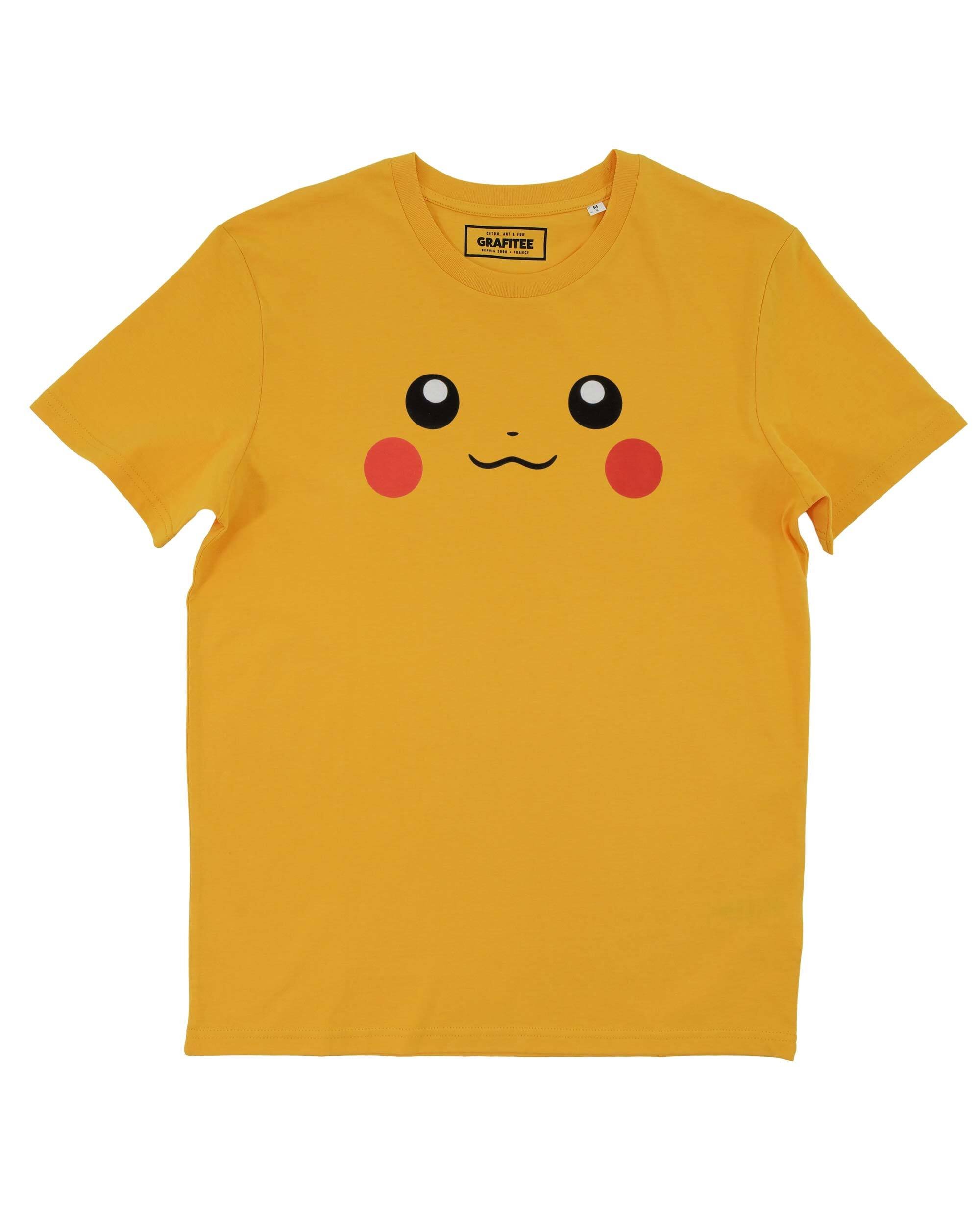 T-shirt Pikachu Face Grafitee