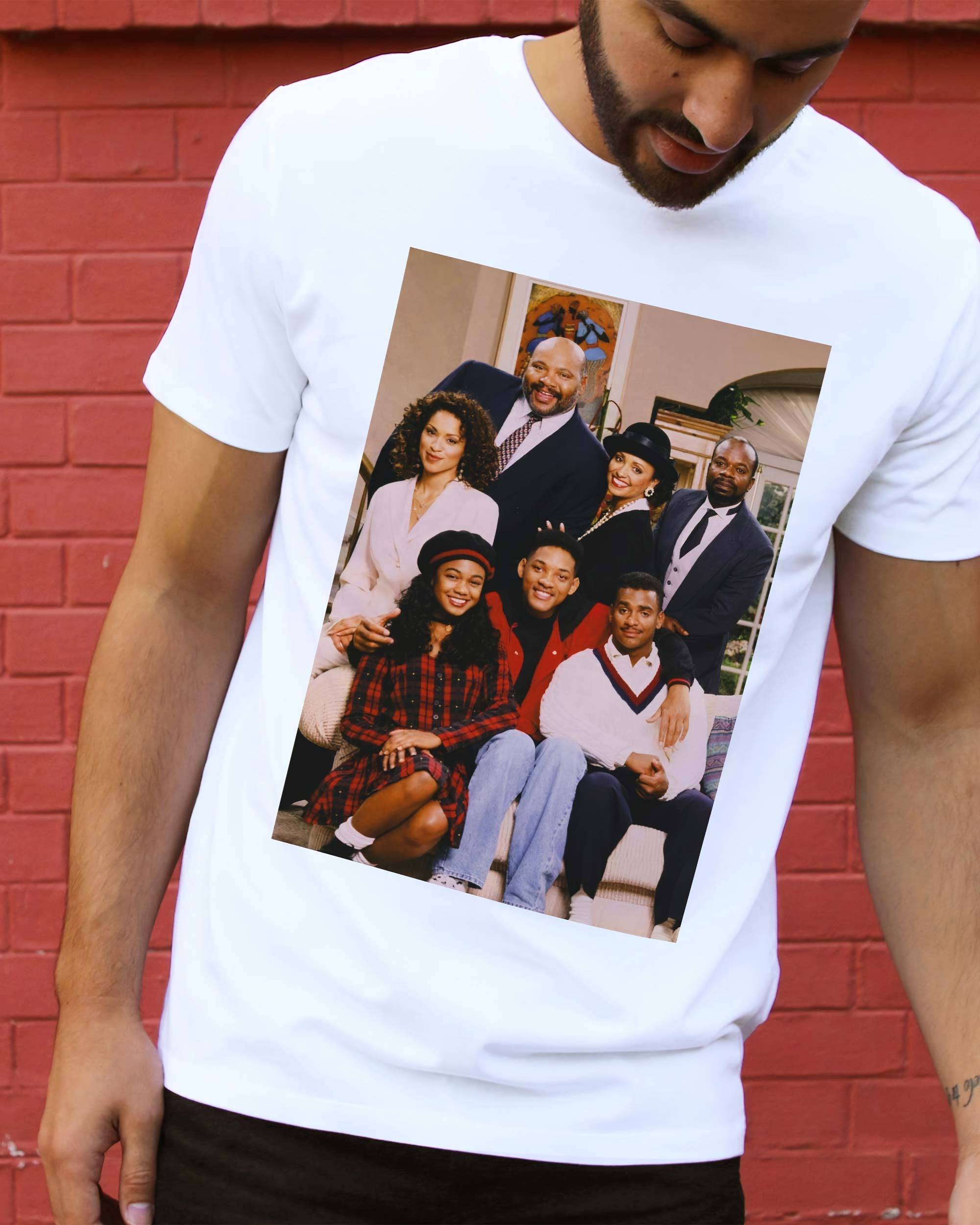 T-shirt Le Prince de Bel Air (en promo) de couleur Blanc