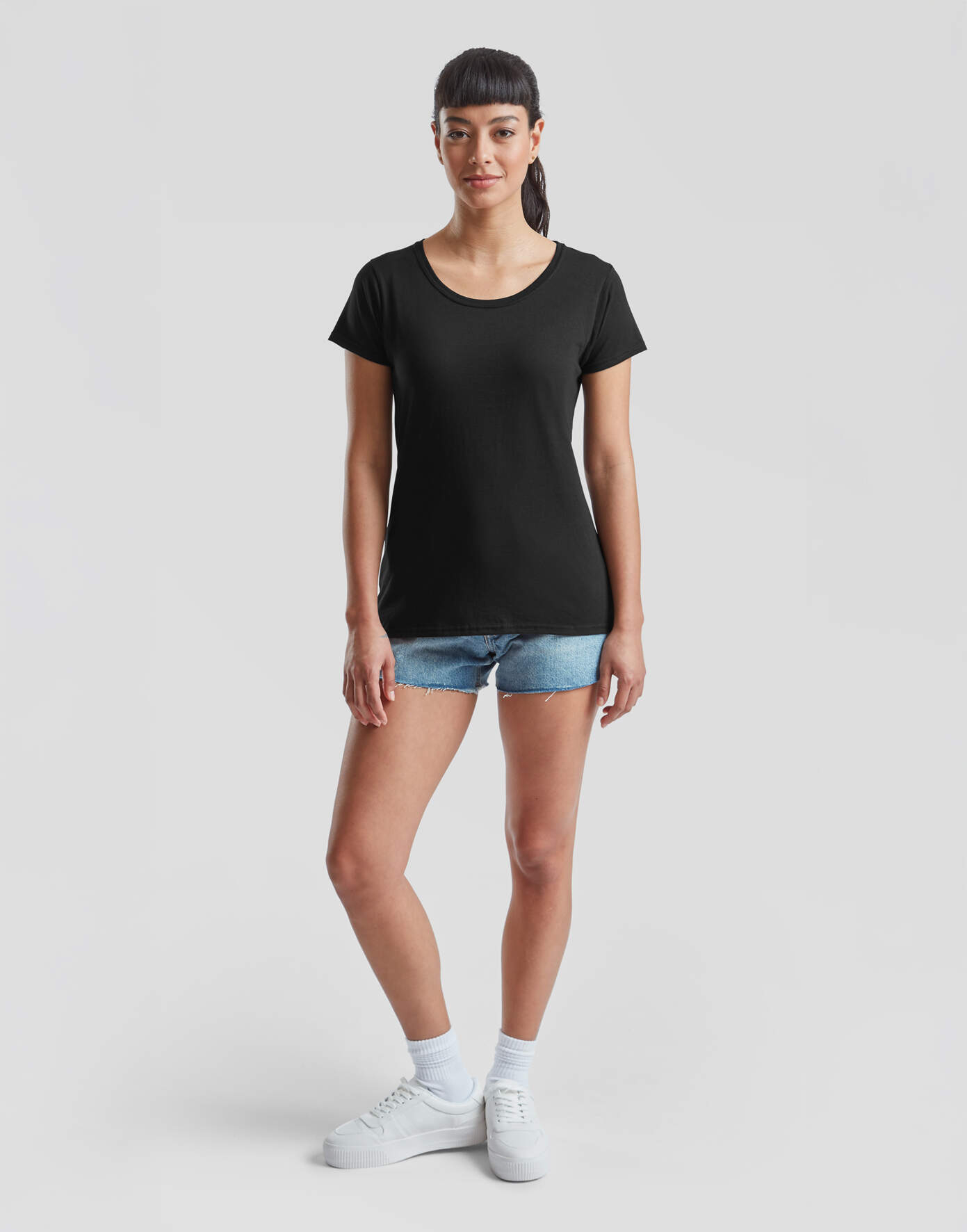 T-shirt Femme avec un Ladies Valueweight Grafitee