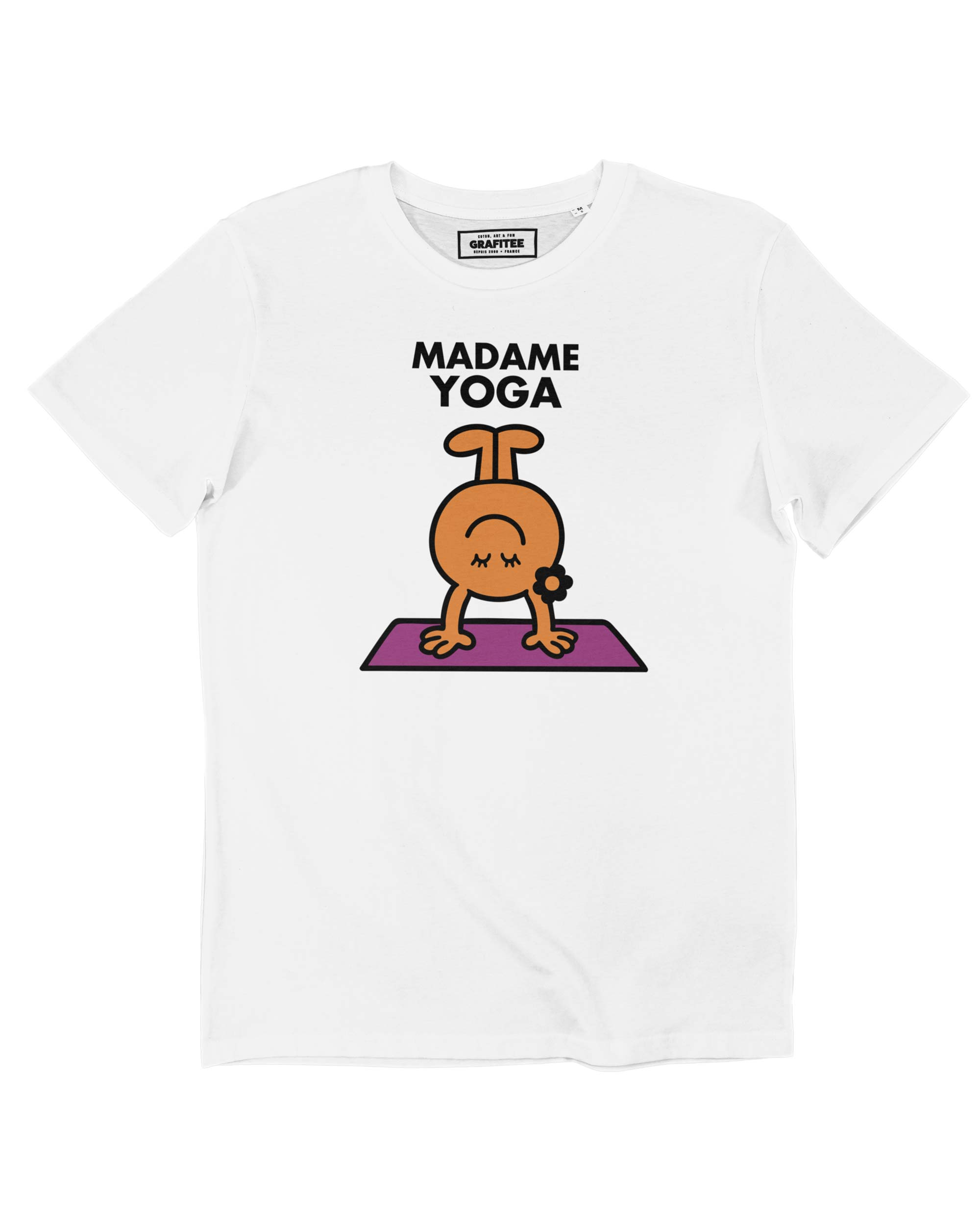 T-shirt Madame Yoga Grafitee