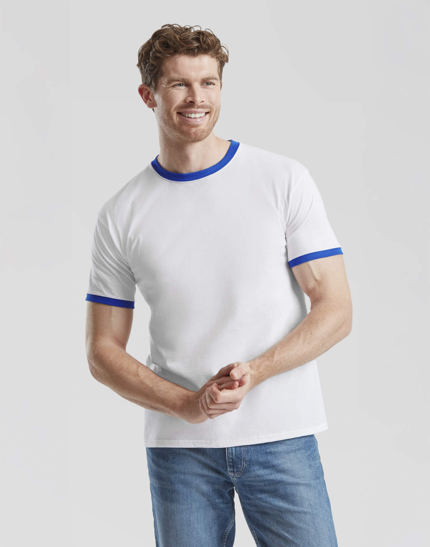 T-shirt Ringer Valueweight Grafitee