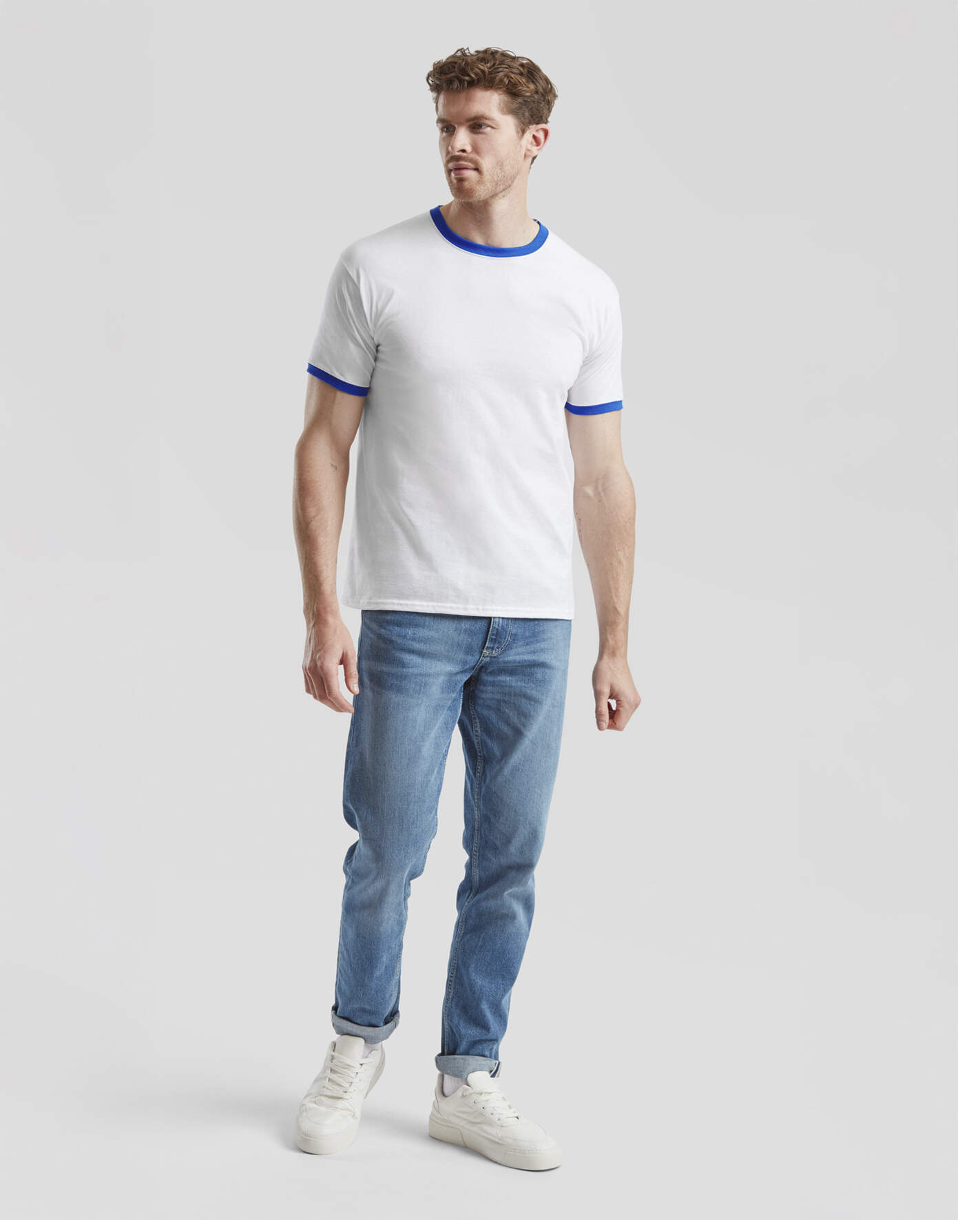 T-shirt Ringer Valueweight Grafitee