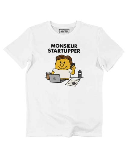 T-shirt Monsieur Startupper Grafitee