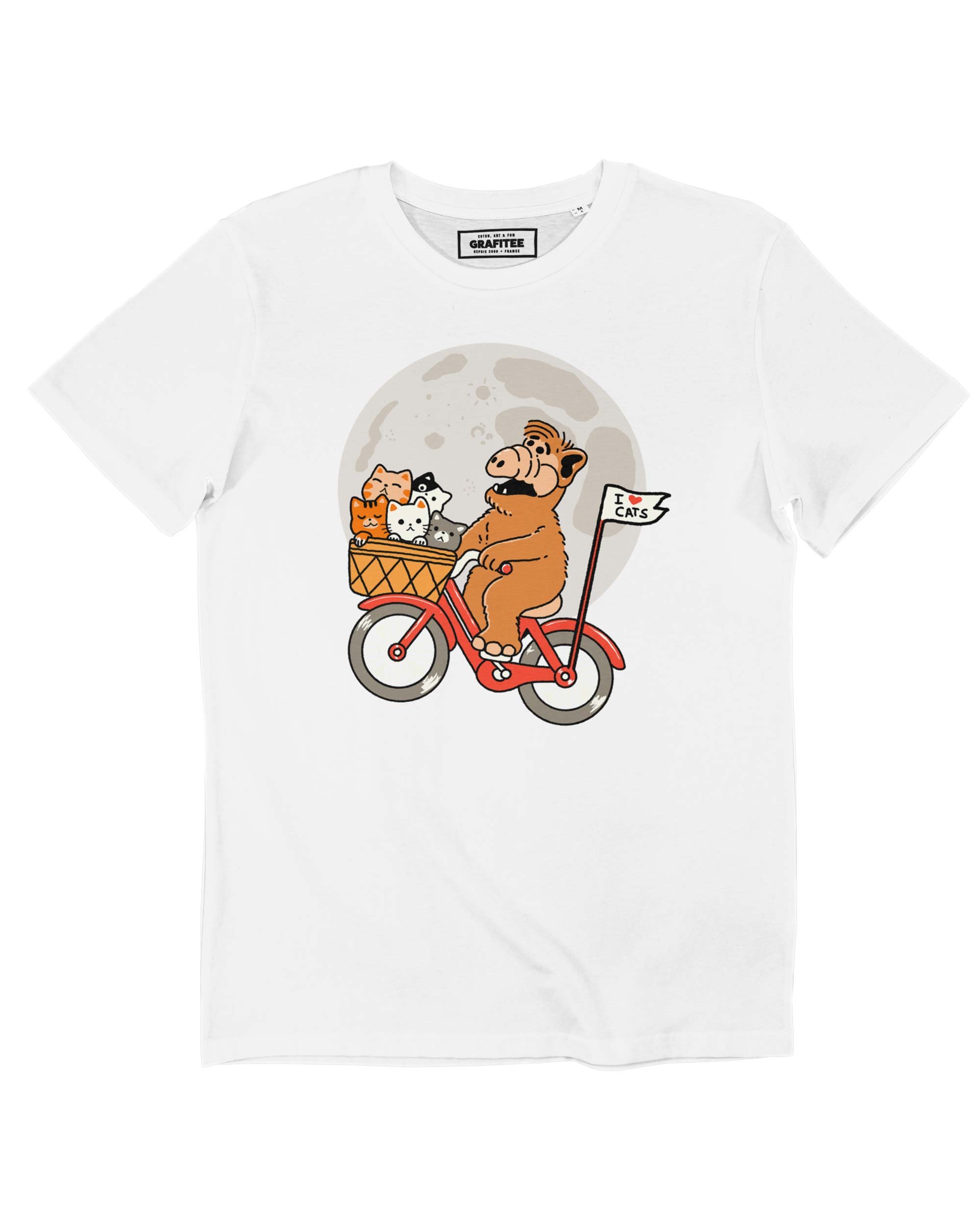 T-shirt Alf, Cats & The Moon Grafitee