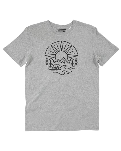 T-shirt Bear Sun Scene Grafitee