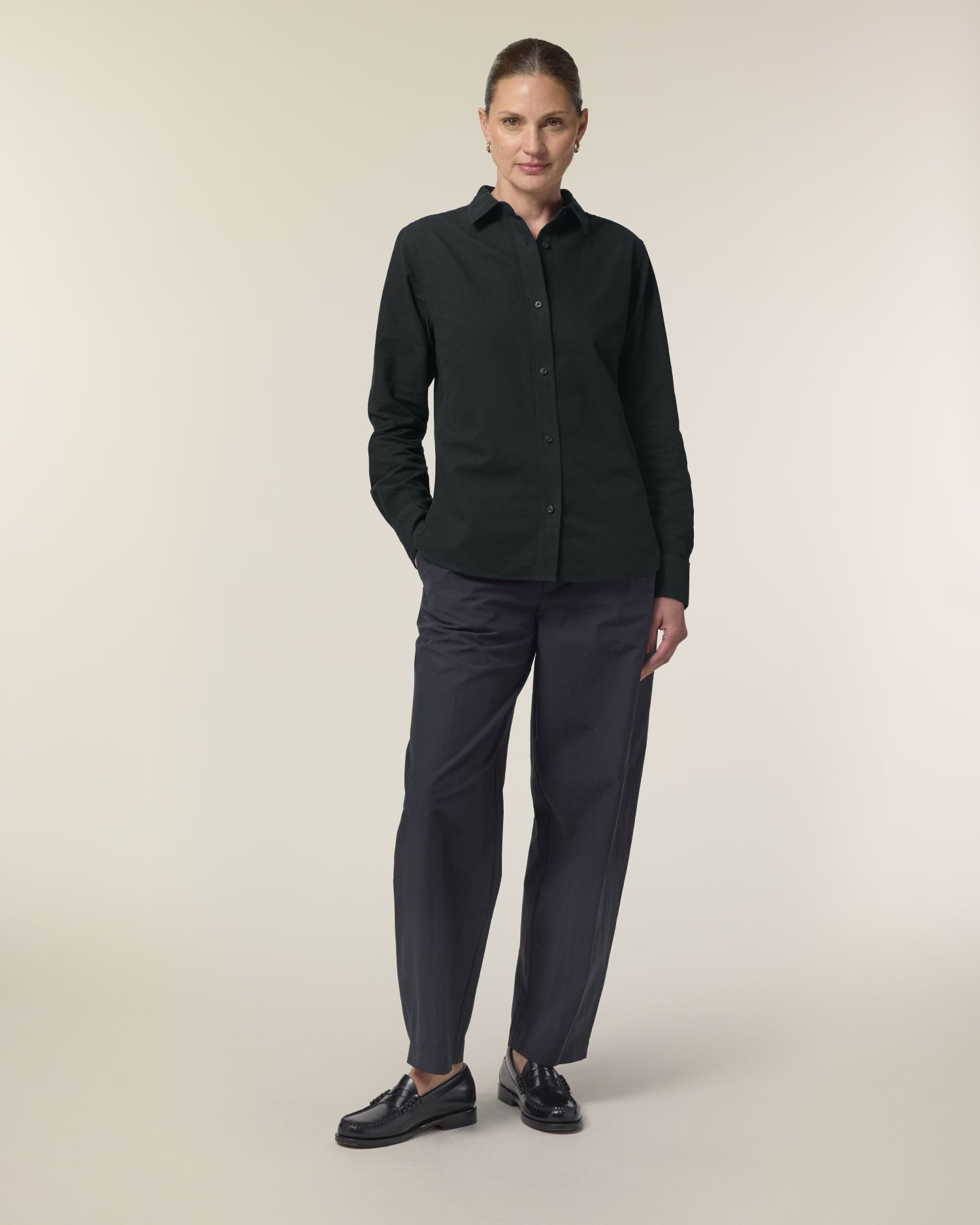 Chemise Stella Oxford de couleur Black - C002 de la marque Stanley/Stella