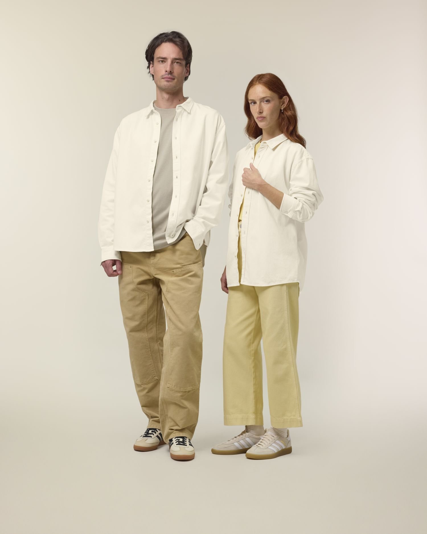 Chemise Worker de couleur Natural Raw - C054 de la marque Stanley/Stella