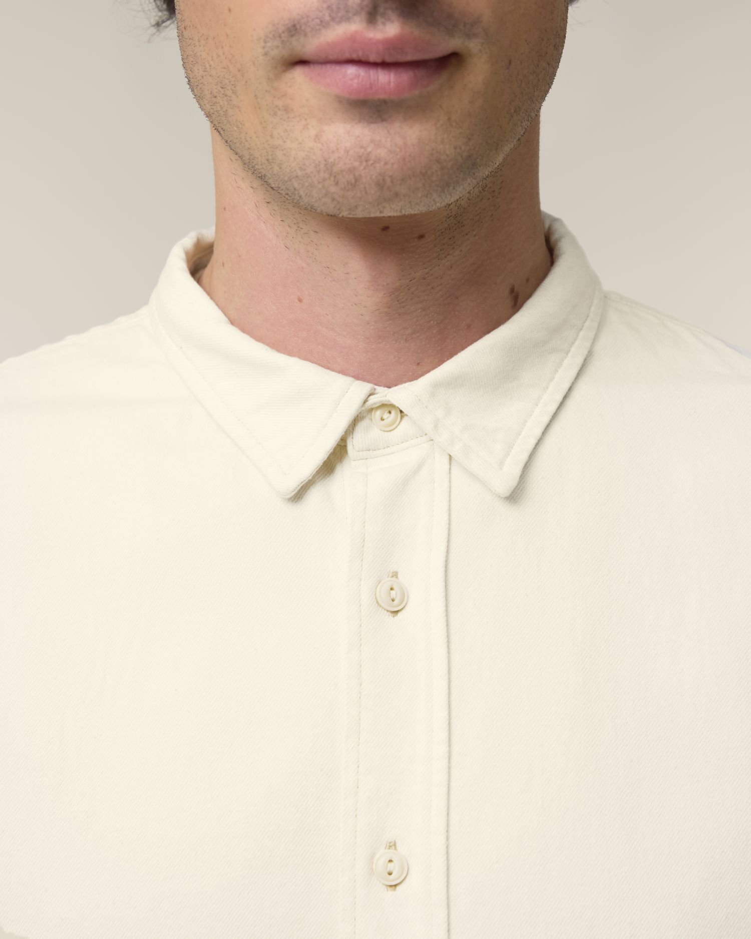Chemise Worker de couleur Natural Raw - C054 de la marque Stanley/Stella