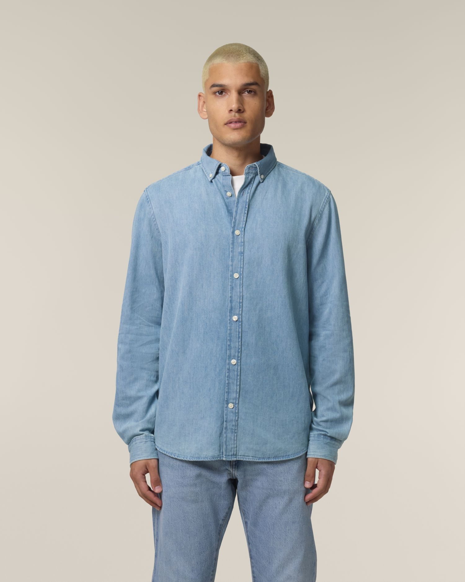 Chemise Stanley Denim de couleur Light Wash - C370 de la marque Stanley/Stella