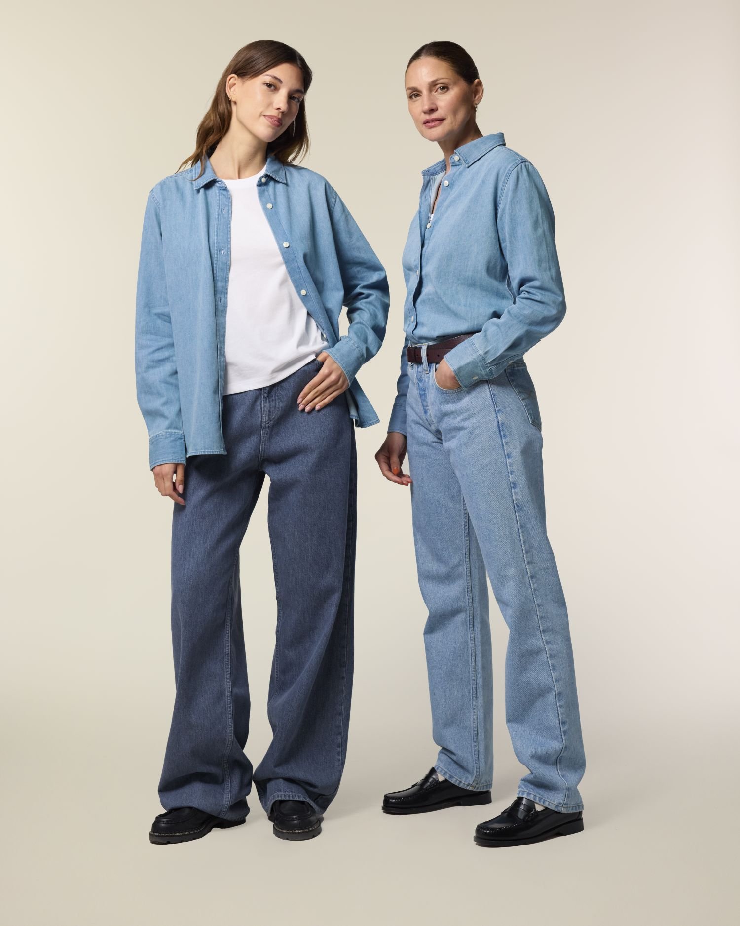 Chemise Stella Denim de couleur Light Wash - C370 de la marque Stanley/Stella