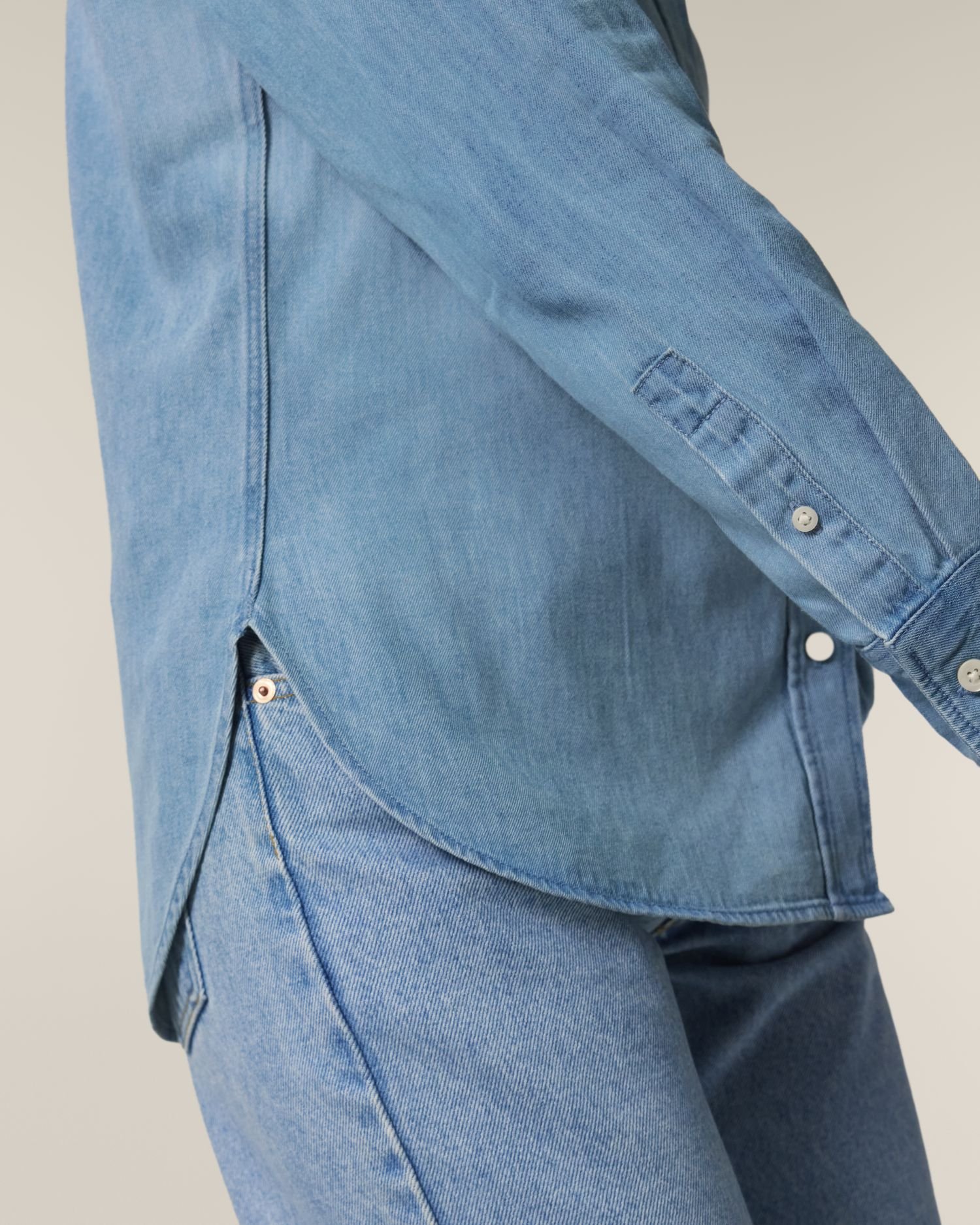 Chemise Stella Denim Femme avec un Grafitee