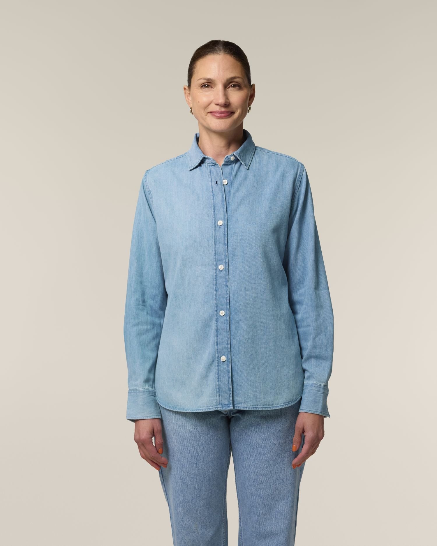 Chemise Stella Denim Femme avec un Grafitee