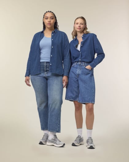 Chemise Stella Denim Femme avec un Grafitee