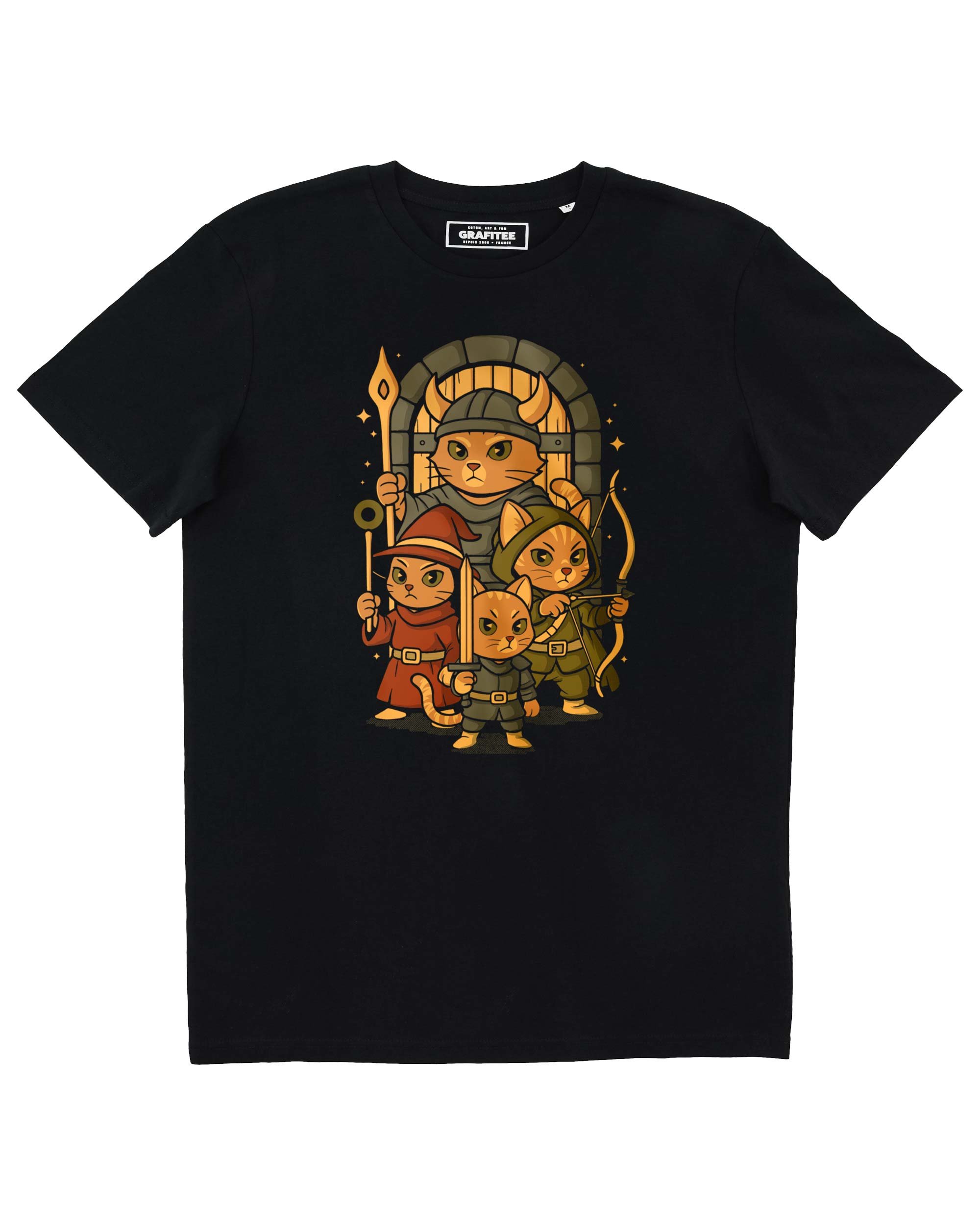 T-shirt Dungeons and Cats Grafitee