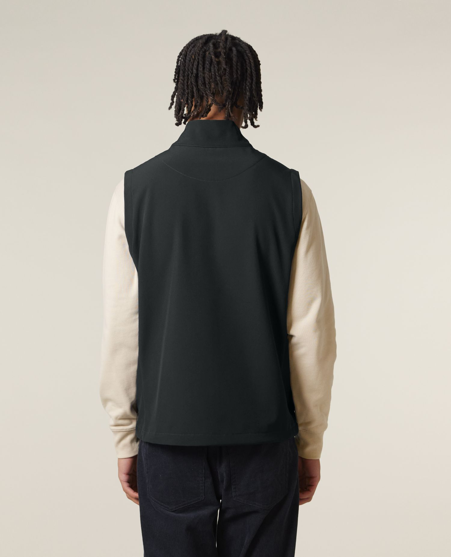 Softshell sans manches homme Trail Blazer de couleur Black - C002 de la marque Stanley/Stella
