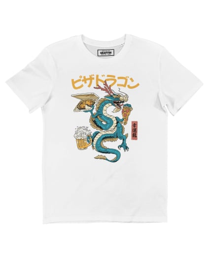 T shirt Pizza Dragon Grafitee