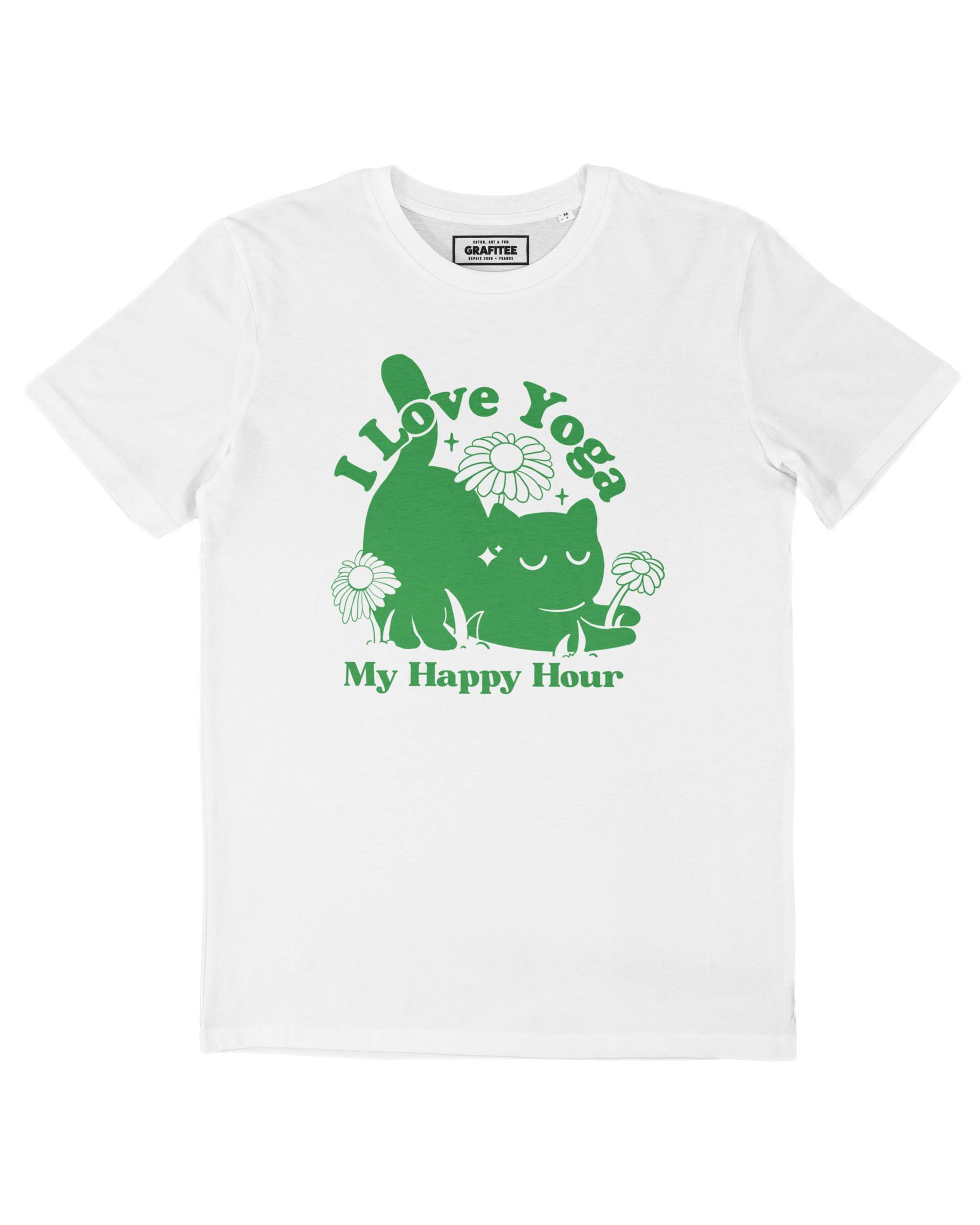 Tee shirt I Love Yoga Grafitee