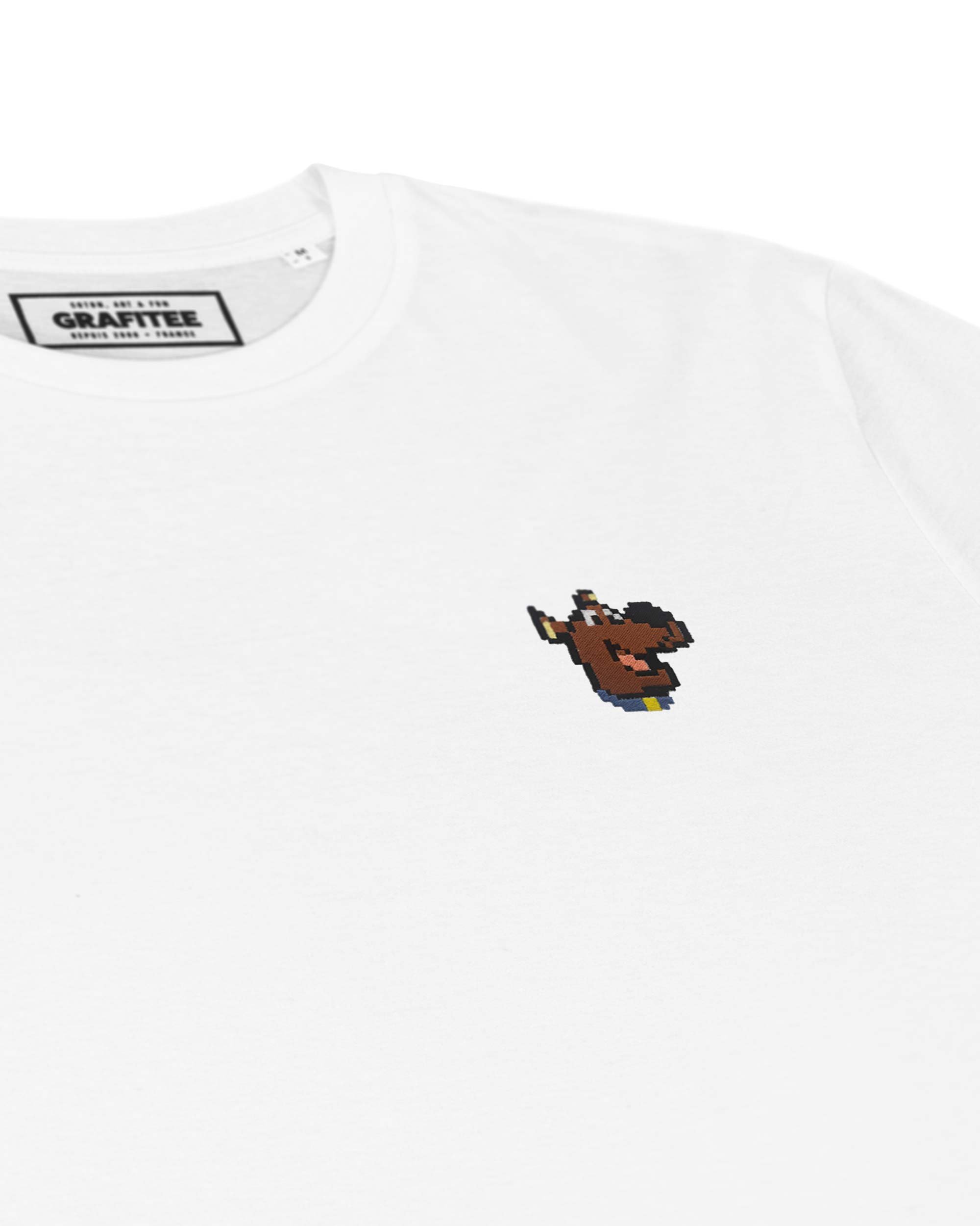 Tee shirt Scooby-Doo de couleur Blanc