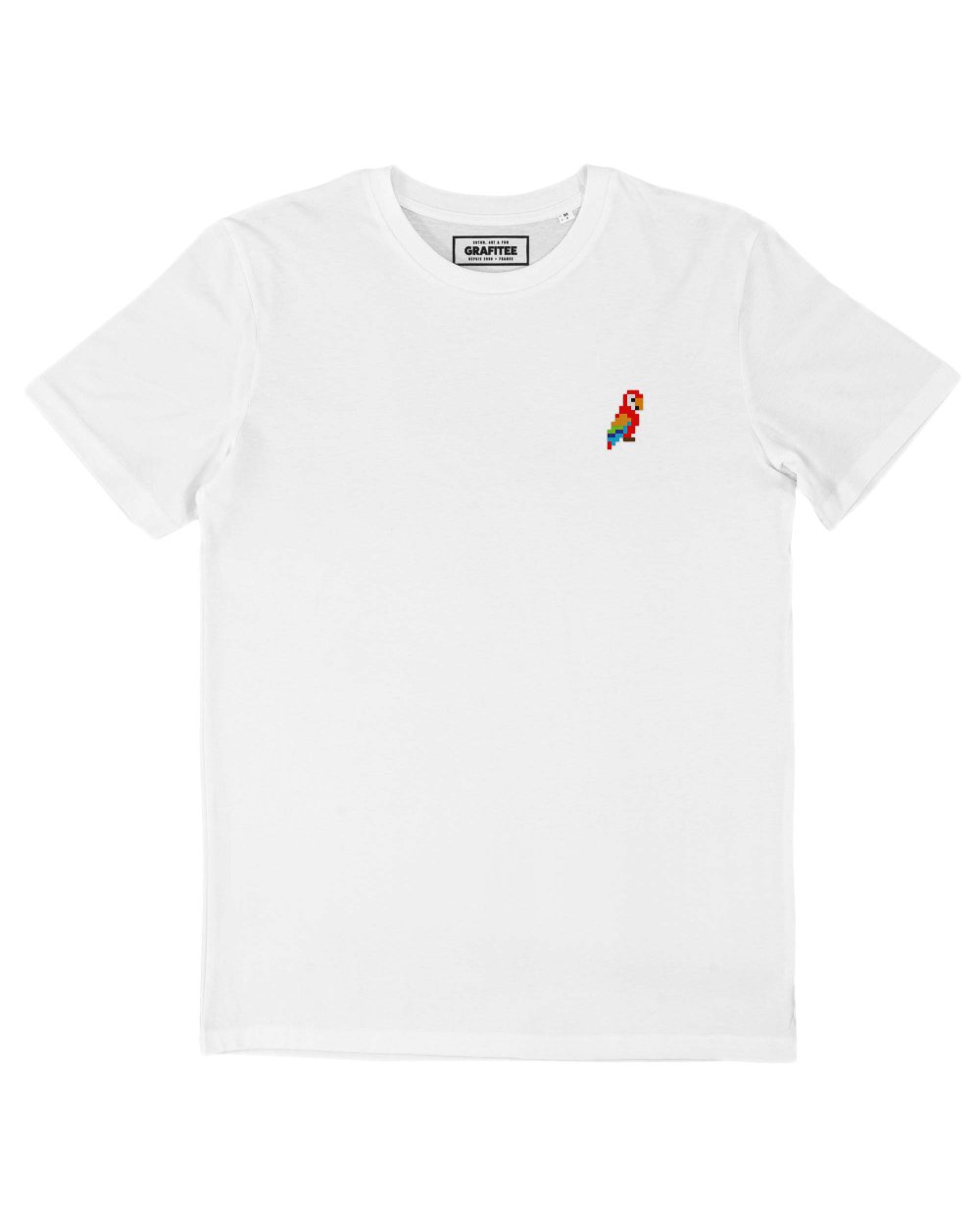 Tshirt brodé Perroquet Grafitee