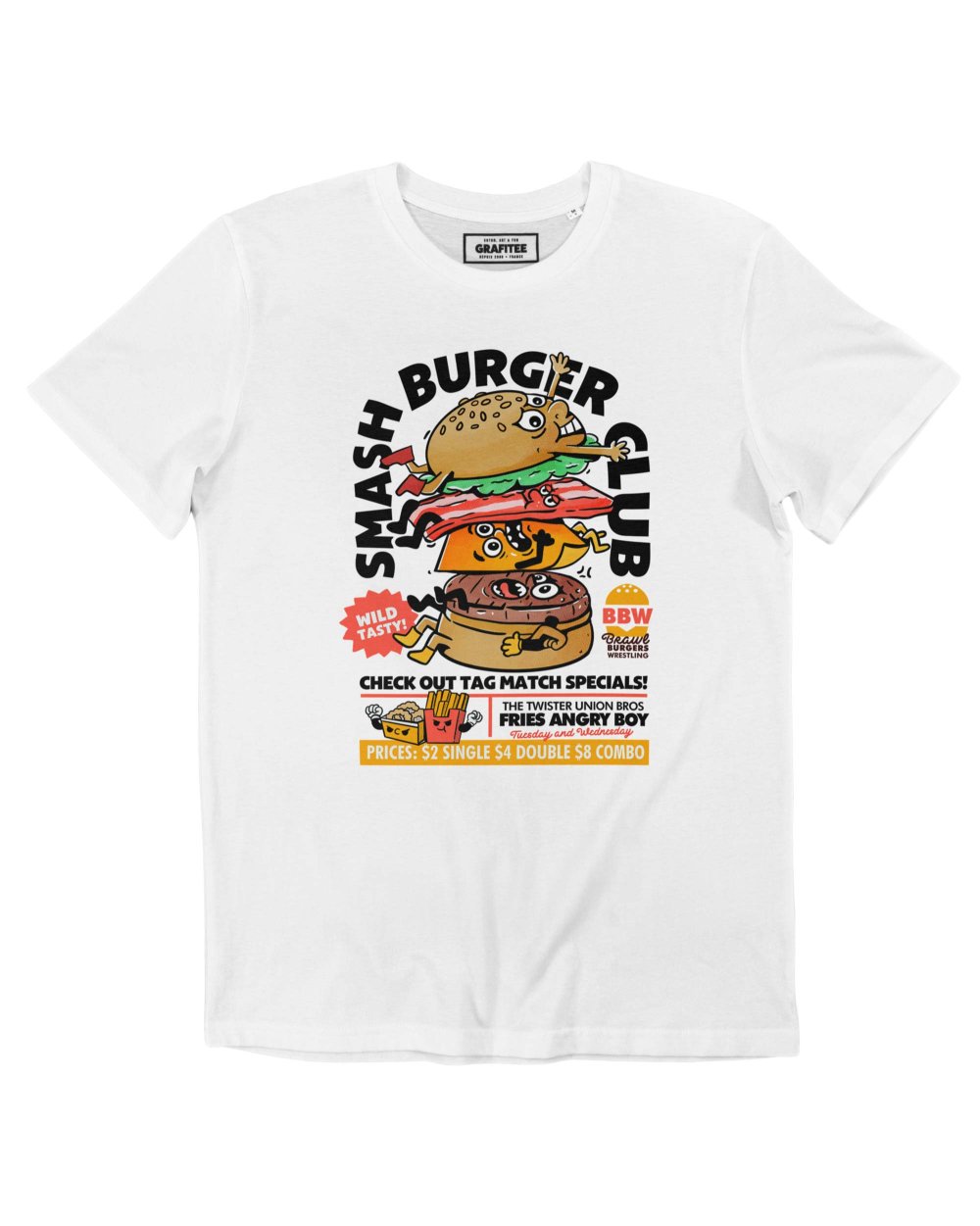 Tee-shirt Smashburger Grafitee