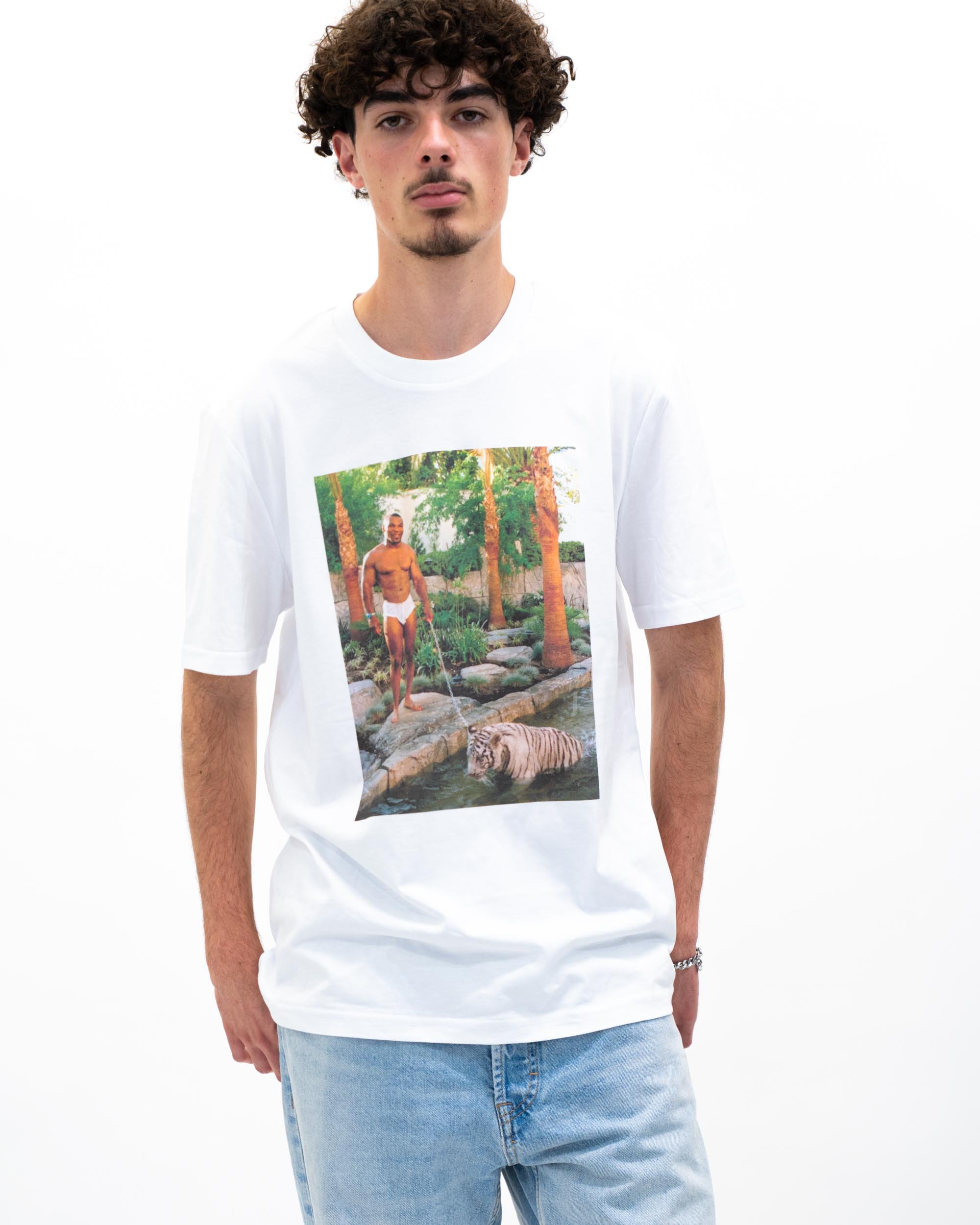 Tee shirt Tyson & Kenya de couleur Blanc