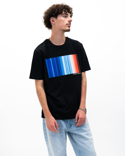 T-shirt Warming Stripes Grafitee
