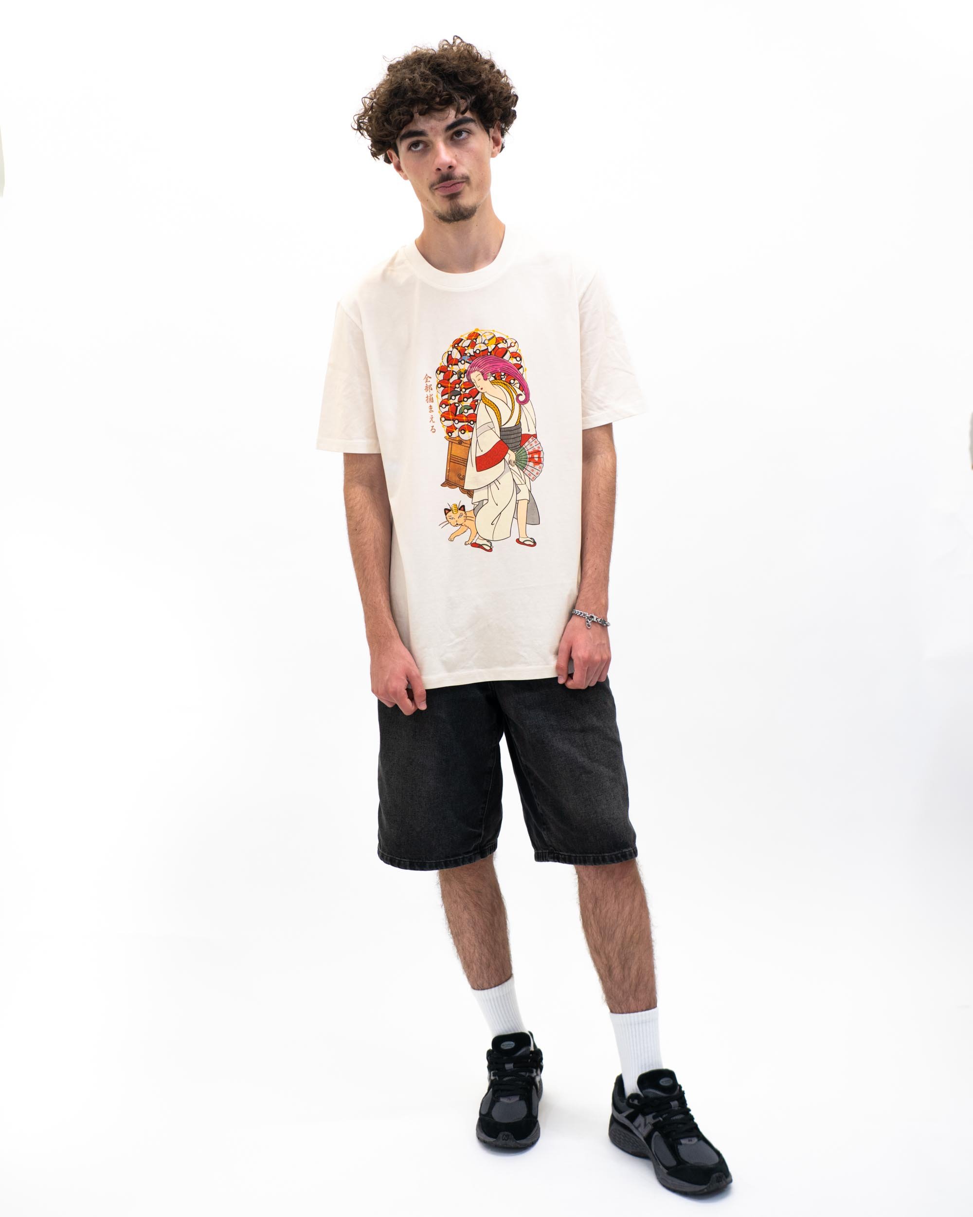 T-shirt Collecteur de Sphères de couleur Blanc cassé par ppmid