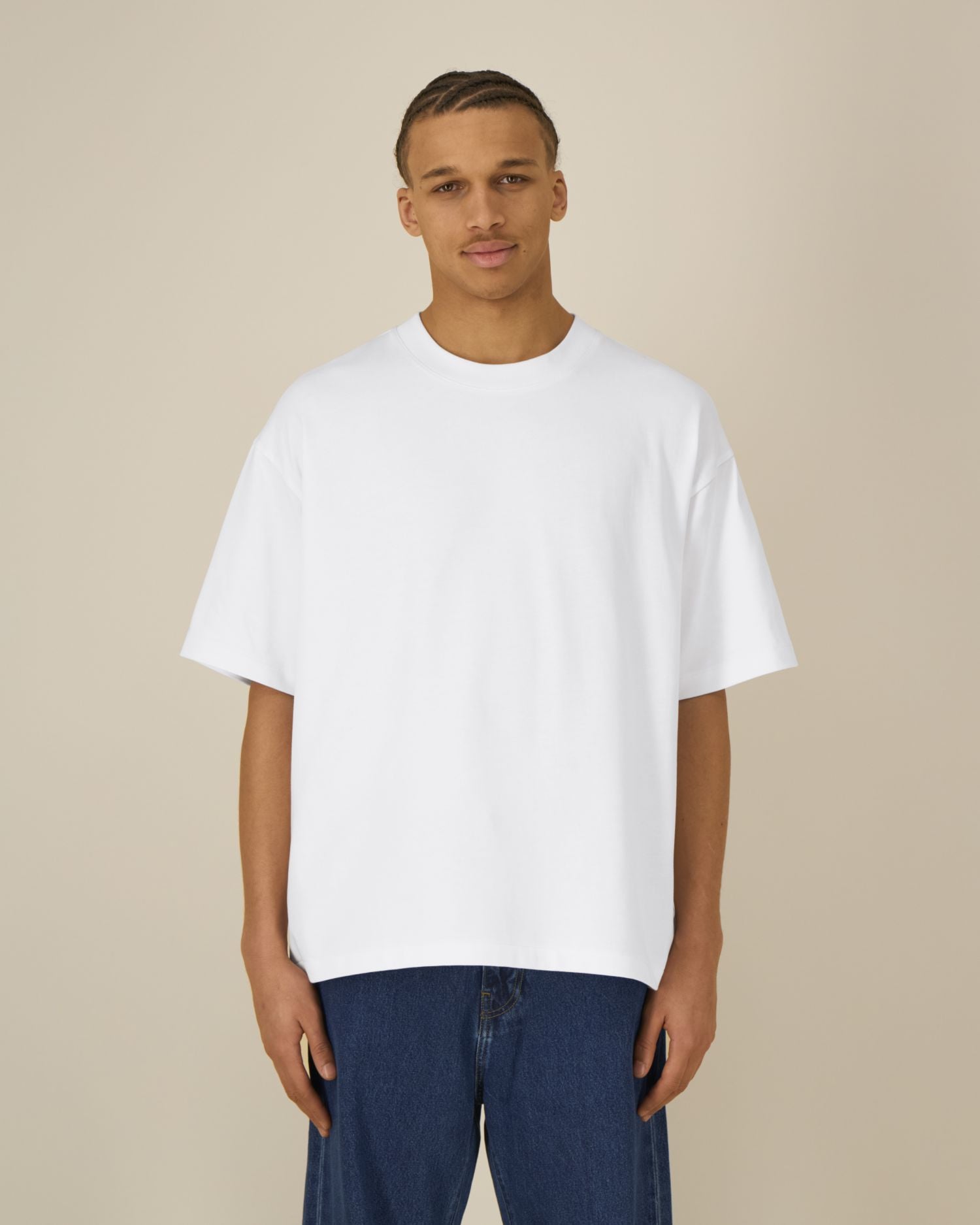 T-shirt Asher de couleur White - C001 de la marque Stanley/Stella