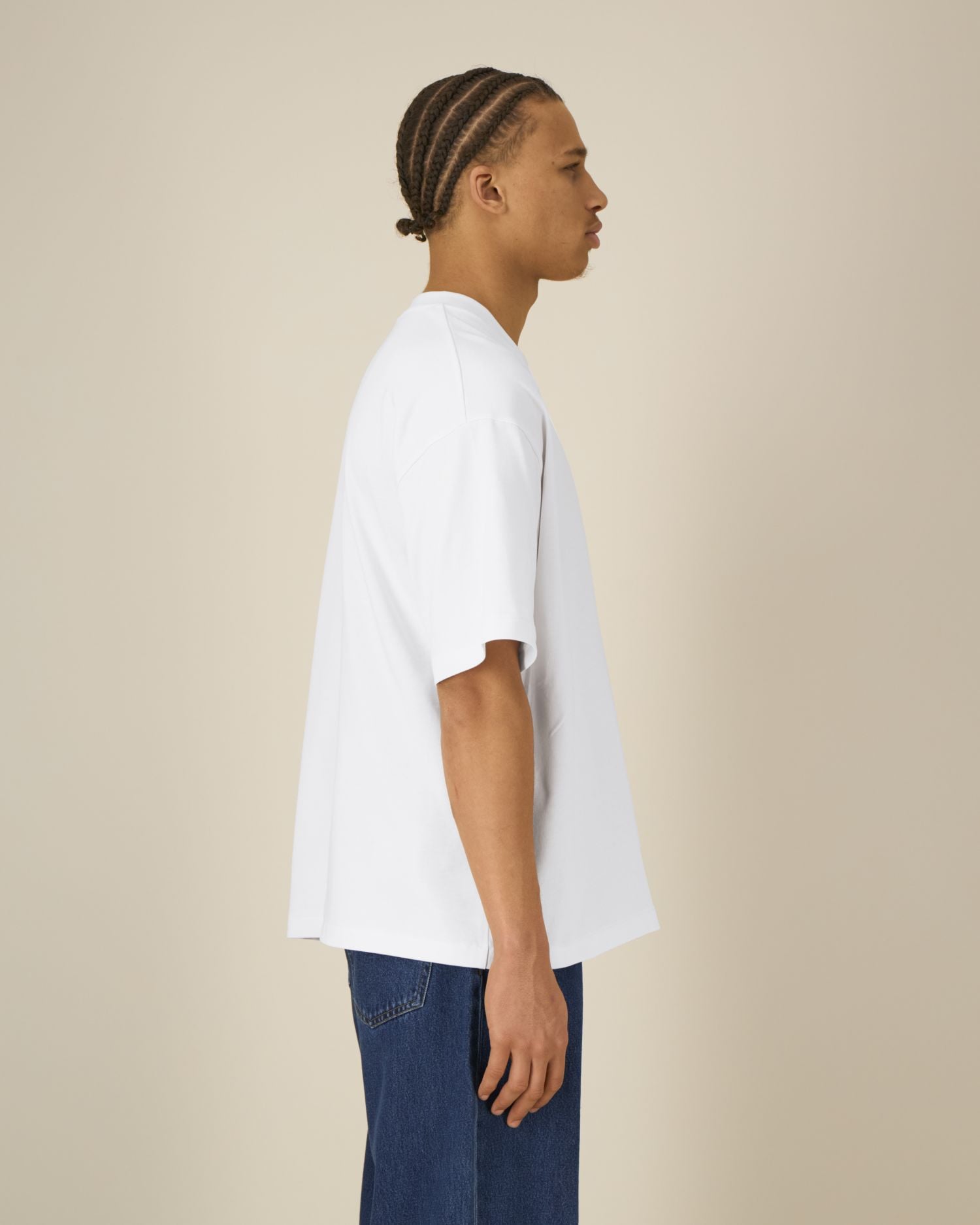 T-shirt Asher de couleur White - C001 de la marque Stanley/Stella
