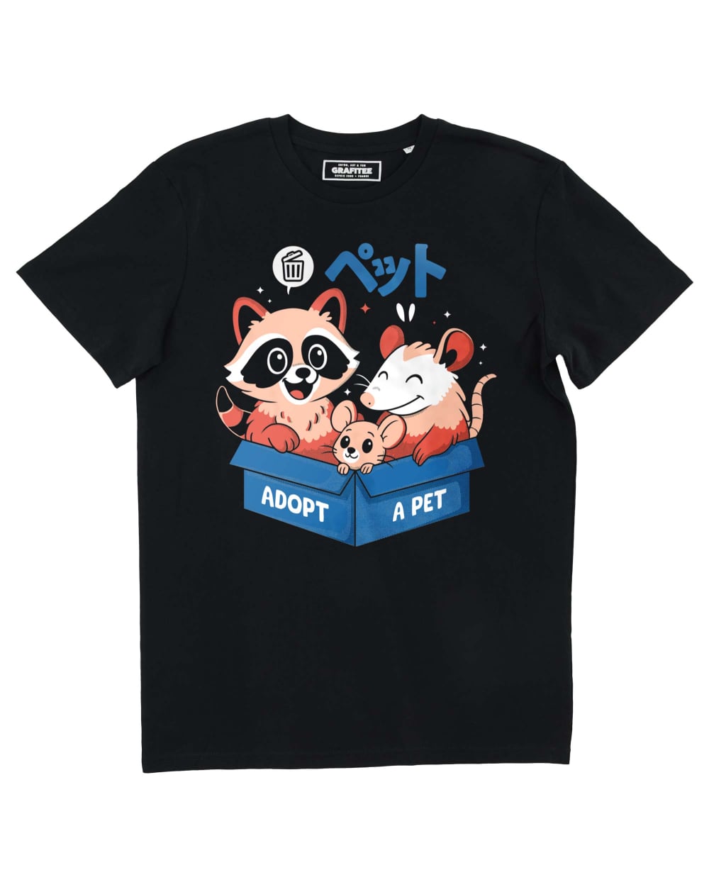 Tee shirt Adopte Un Animal Grafitee