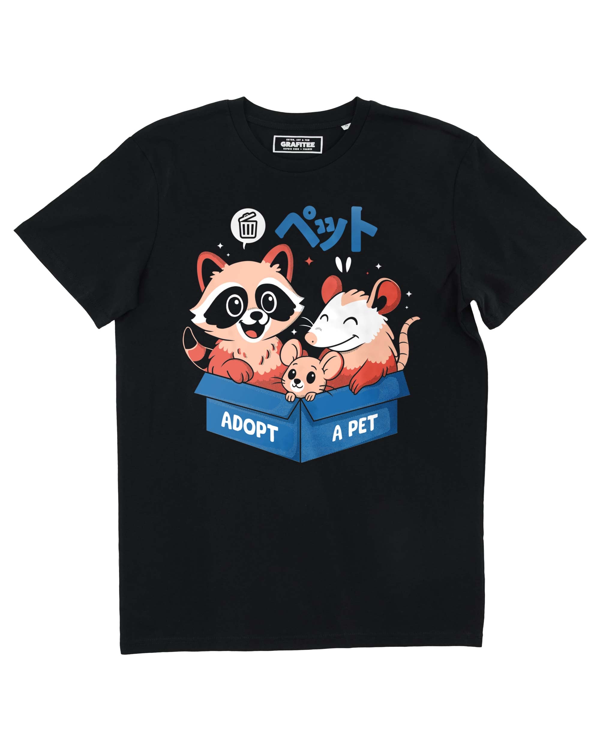 Tee shirt Adopte Un Animal Grafitee