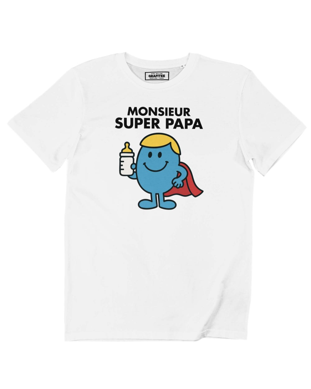 T-shirt Monsieur Super Papa Grafitee