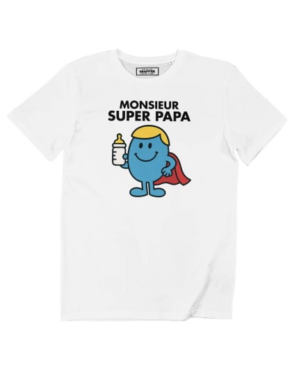 T-shirt Monsieur Super Papa Grafitee
