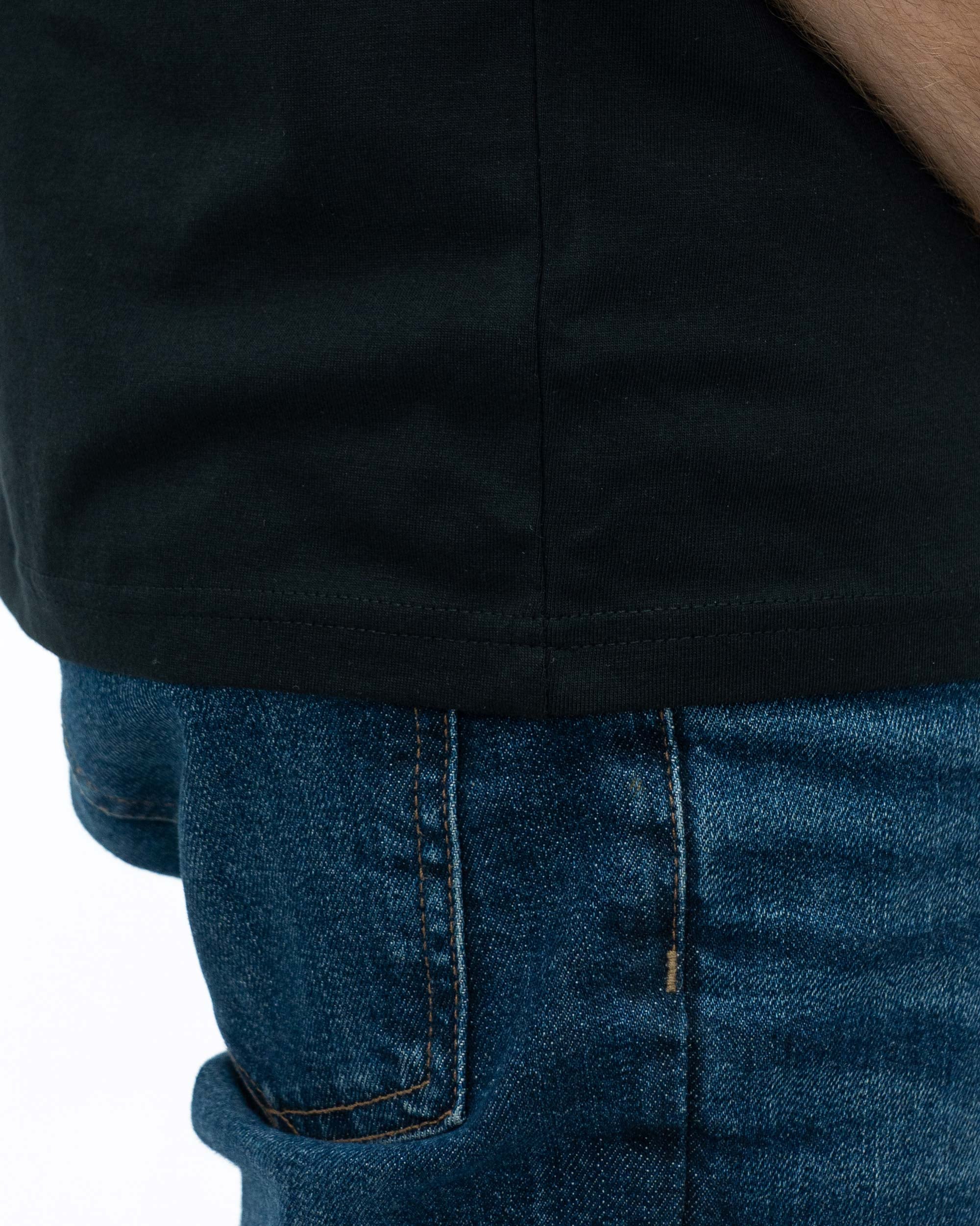 T-shirt Badge Batman de couleur Noir