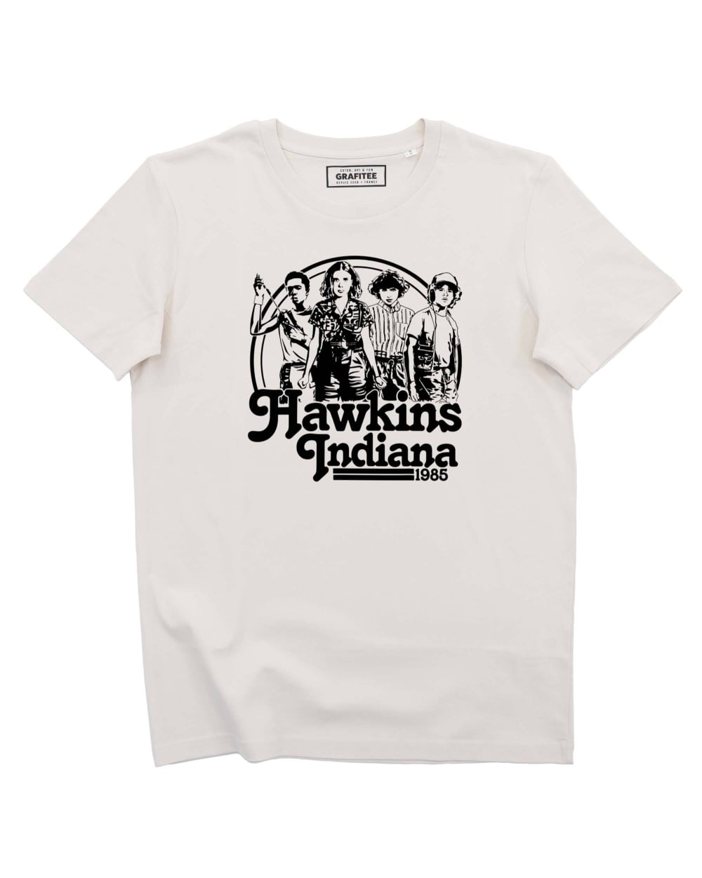 T-shirt Hawkins Indiana 1985 Grafitee
