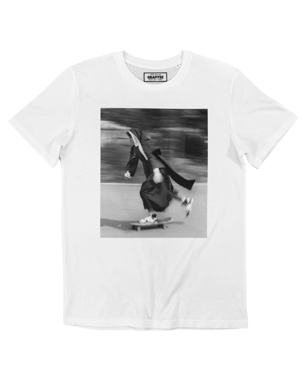 Tee shirt Nonne & Skate Grafitee