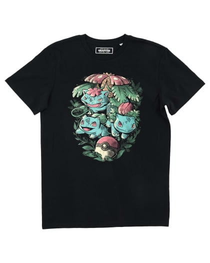 T-shirt Grass Evolution Grafitee