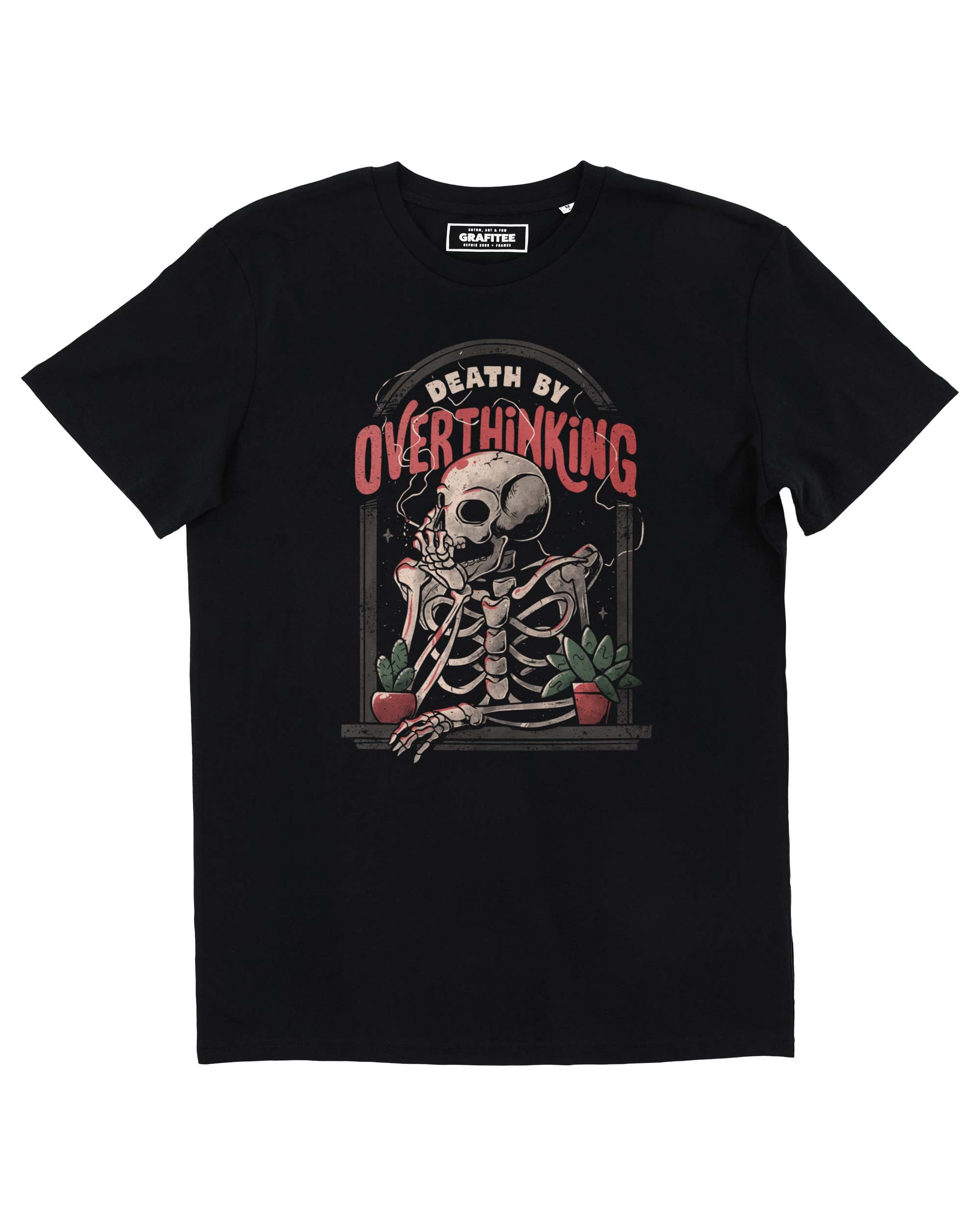 T-shirt Death By Overthinking Grafitee