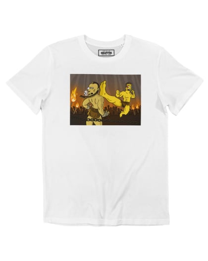 Tee shirt Kickboxer Simpsonized Grafitee