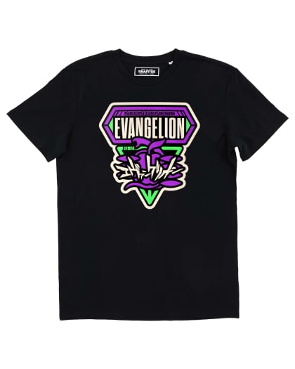 T shirt Badge Evangelion Grafitee