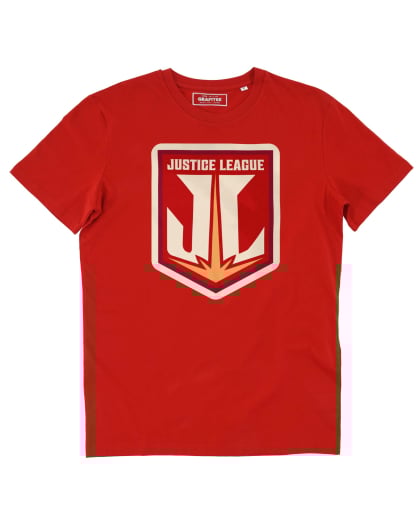 Tee shirt Badge Justice League Grafitee