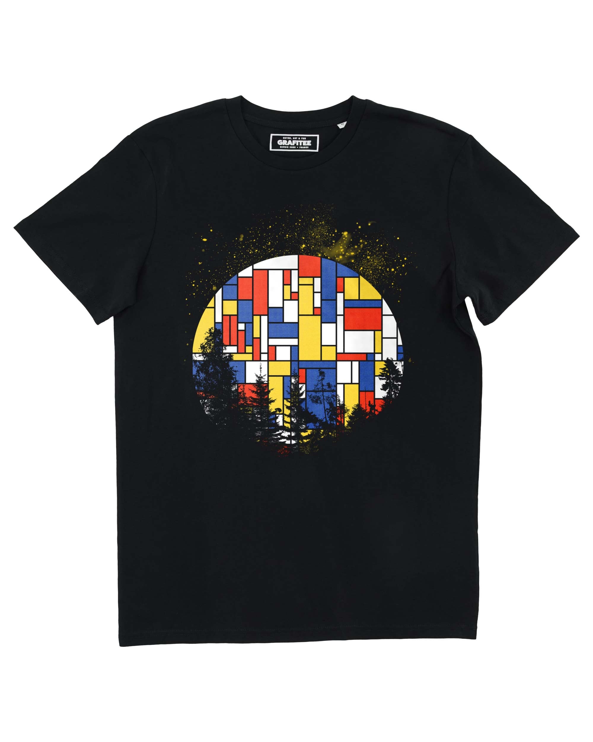 Teeshirt Moondrian Grafitee