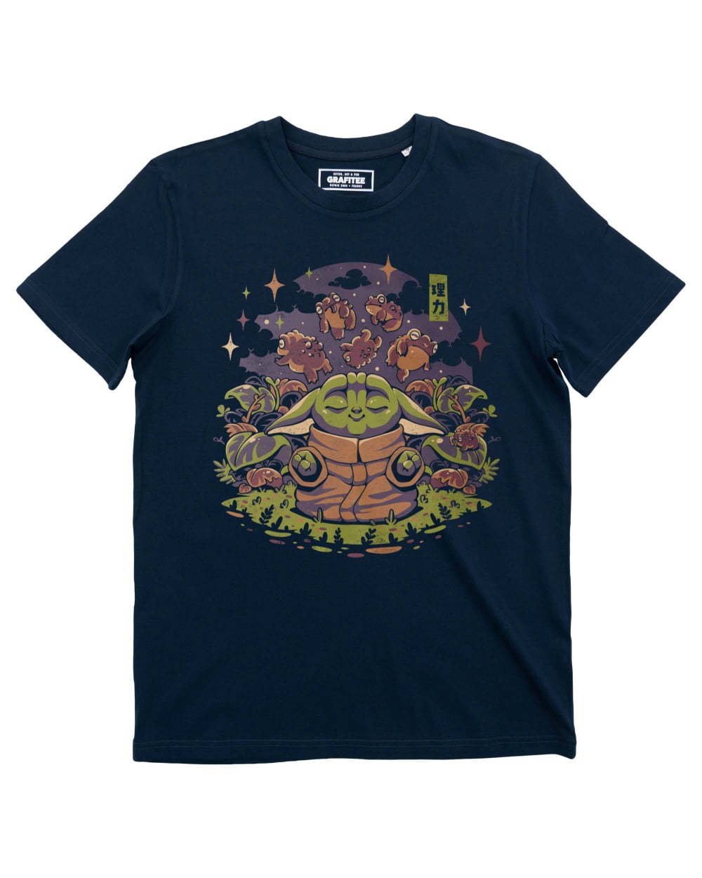 Tee shirt Grogu Zen Grafitee