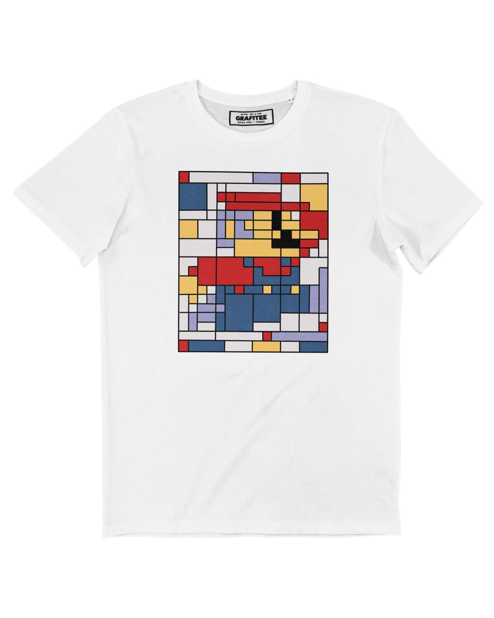 T-shirt Super Mondrian Bros Grafitee