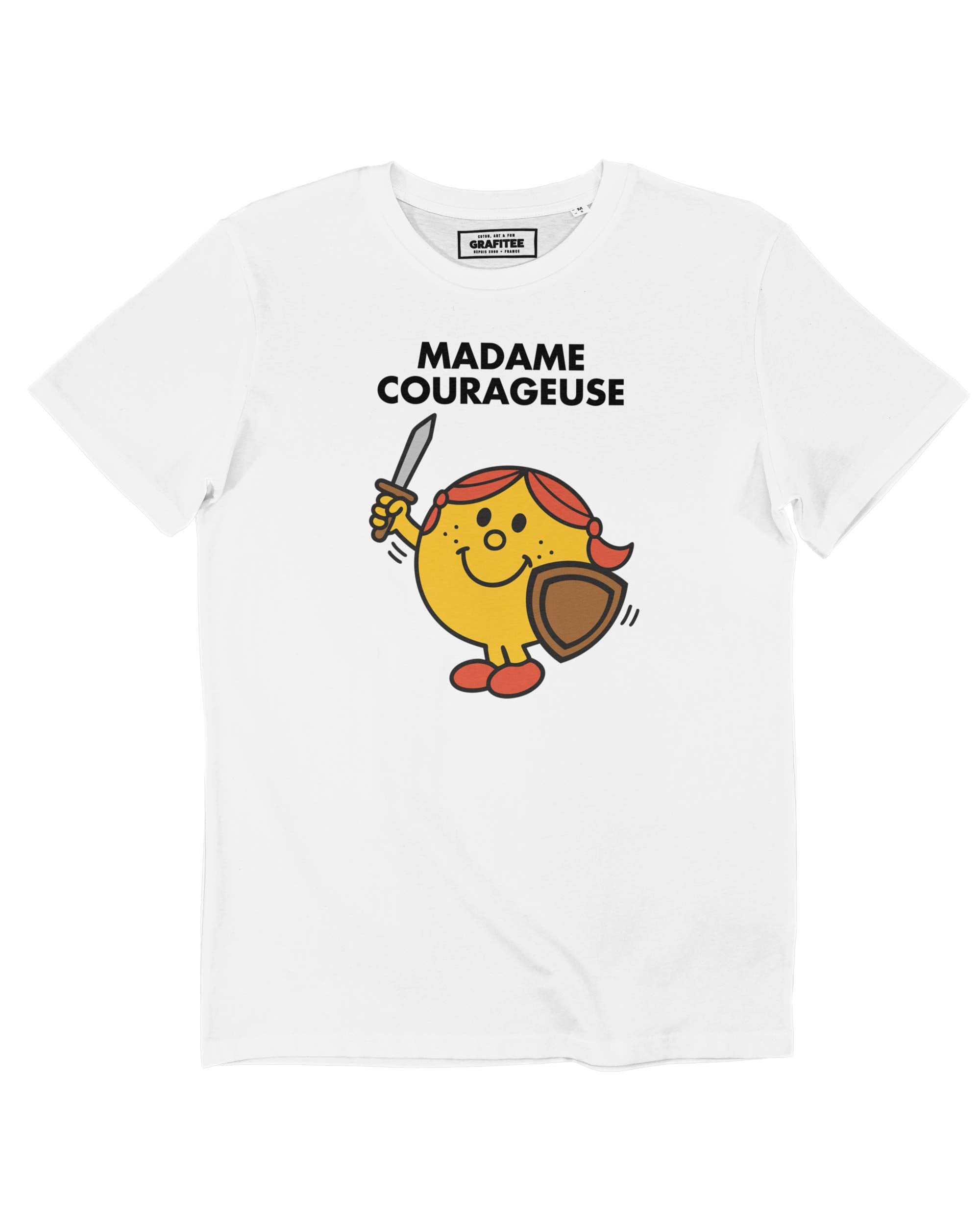 Teeshirt Madame Courageuse Grafitee